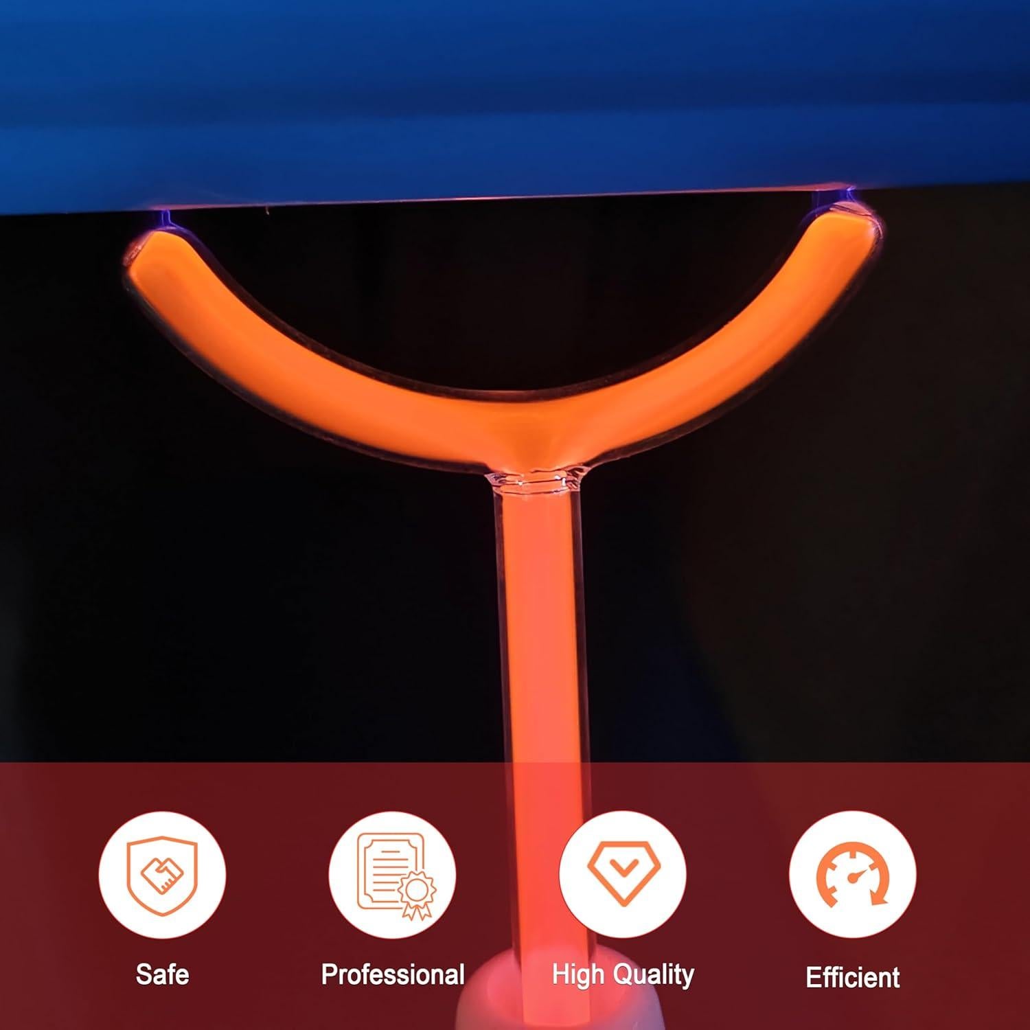 Varita de Electrodos de Vidrio Elitzia ETHB01 Naranja Forma Y