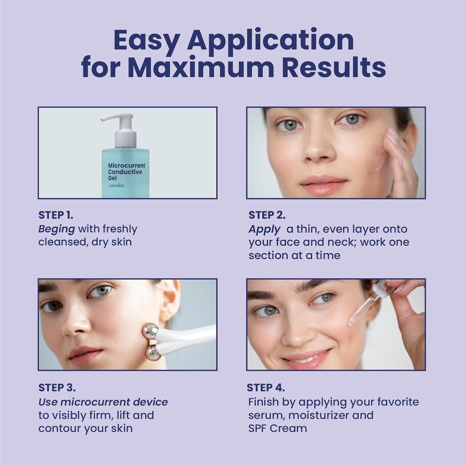 Gel Conductivo Auralux 300ml para Dispositivos de Microcorriente