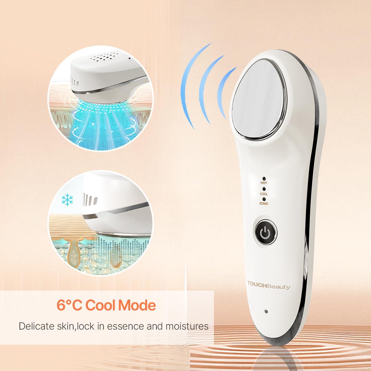 Masajeador Facial Caliente y Frío TOUCHBeauty AG-1389