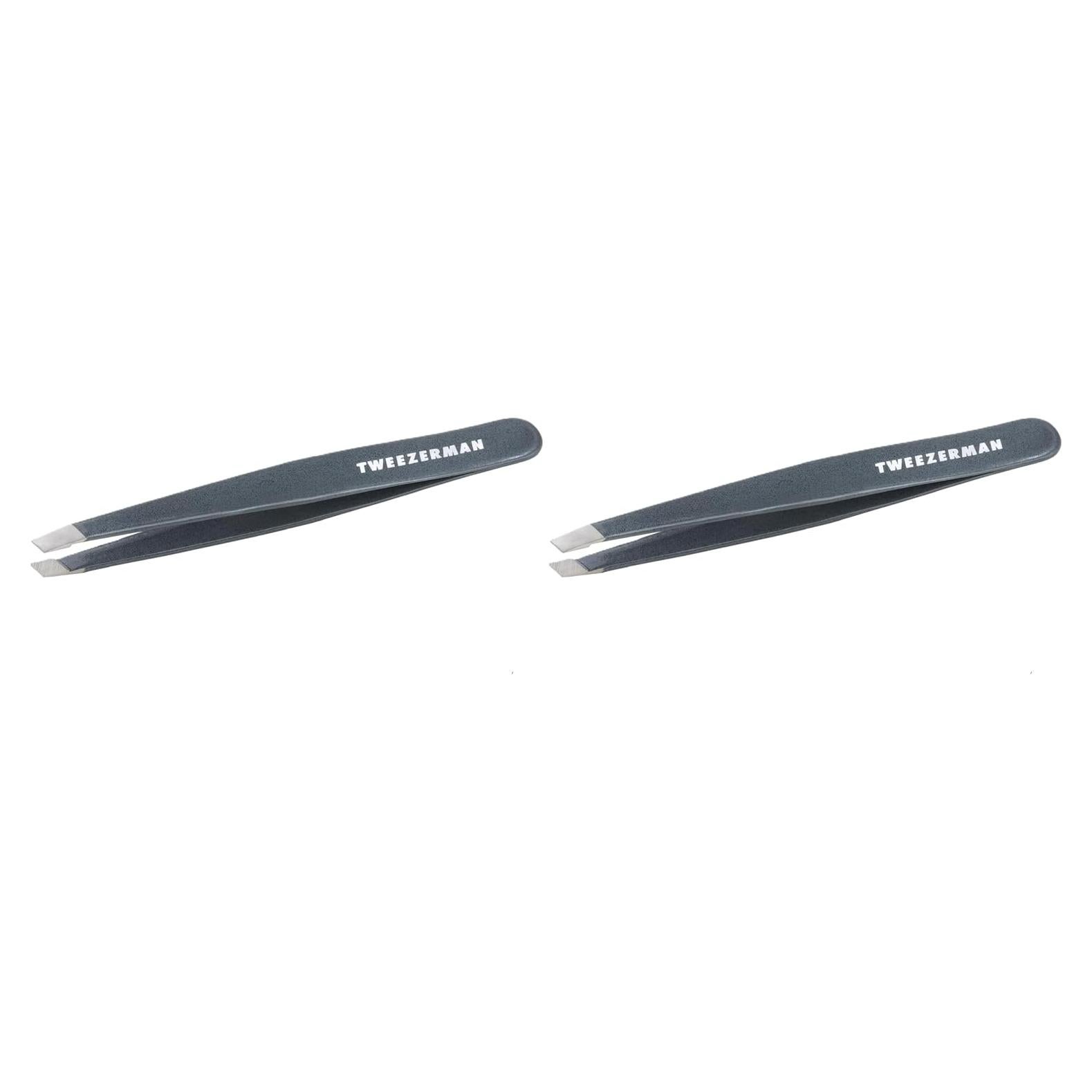 Pinzas de acero inoxidable Tweezerman - Paquete de 2