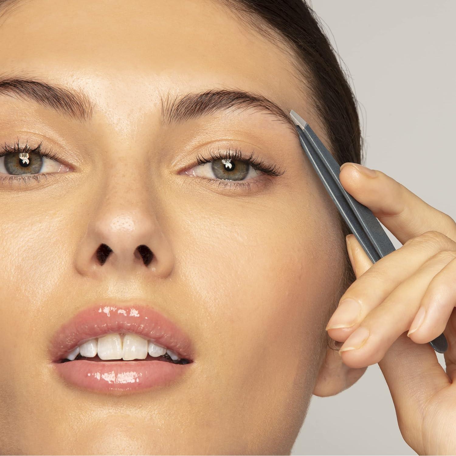 Pinzas de acero inoxidable Tweezerman - Paquete de 2