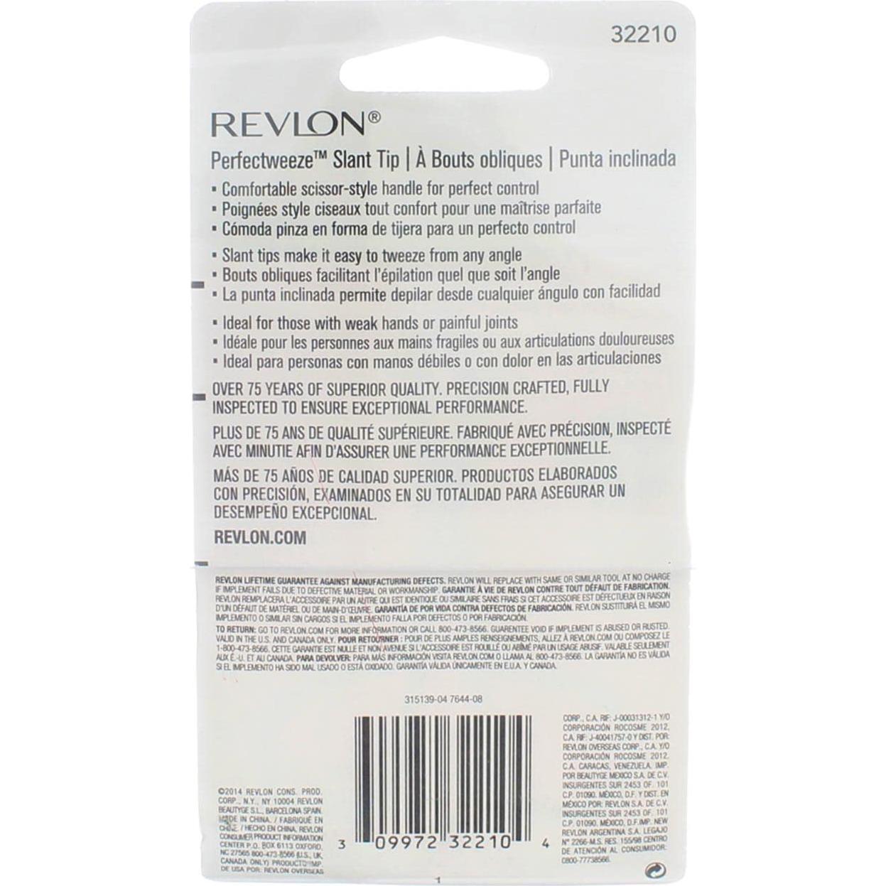 Pinzas de Depilación Revlon Perfectweeze Punta Inclinada