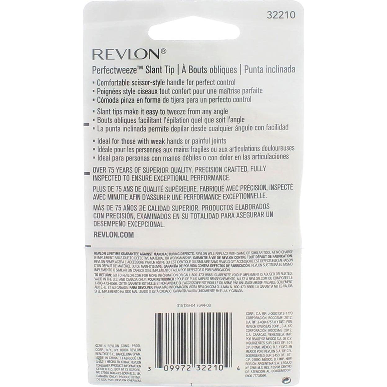 Pinzas de Depilación Revlon Perfectweeze Punta Inclinada