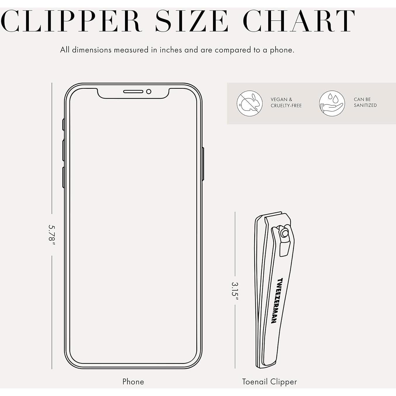Cortador de Uñas de Pies Tweezerman Acero Inoxidable 16cm