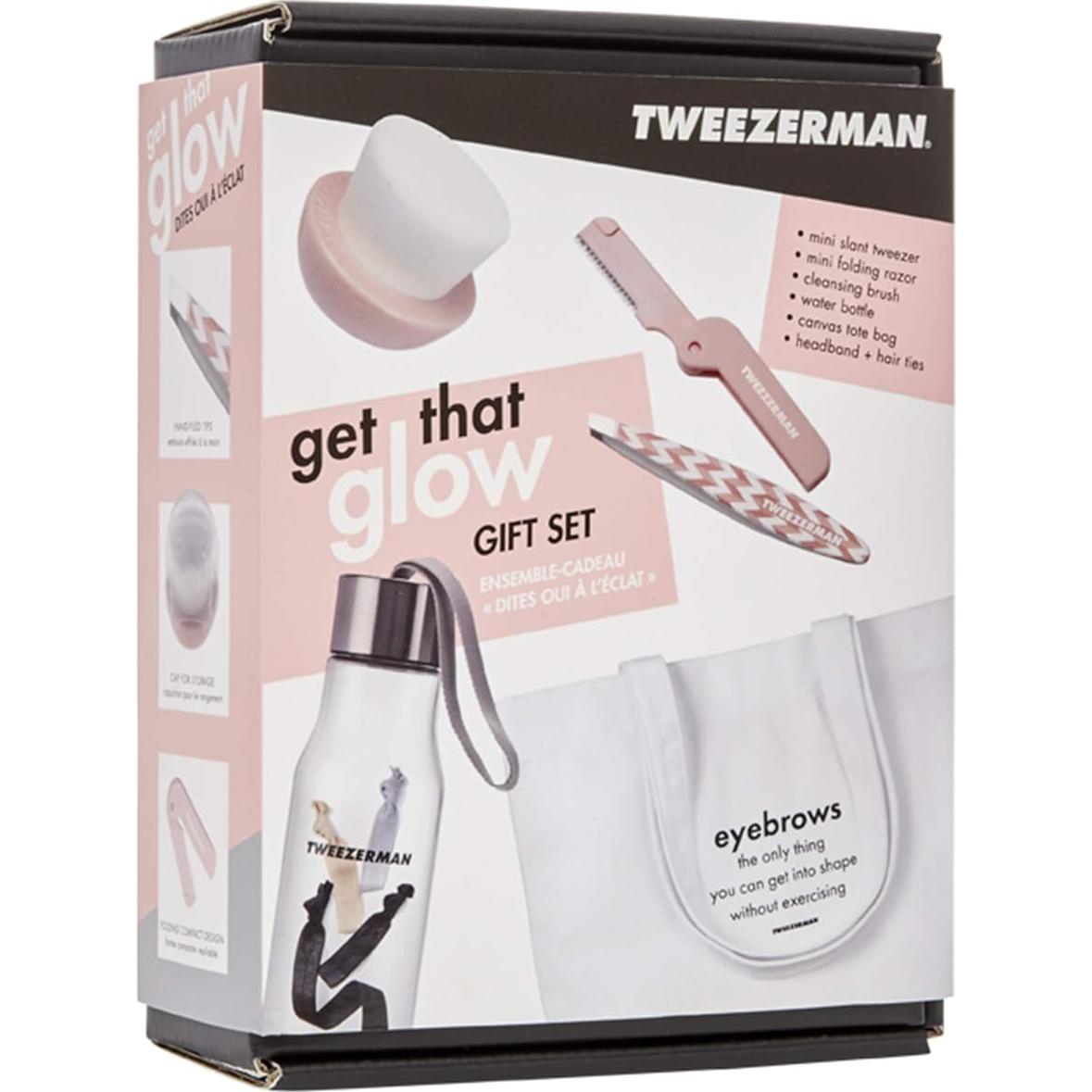 Juego de Regalo Get That Glow Tweezerman - 5 Esenciales de Belleza