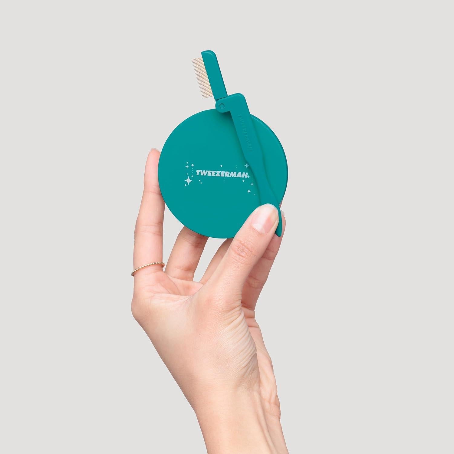 Juego de Espejo y Peine para Pestañas iLashcomb Tweezerman