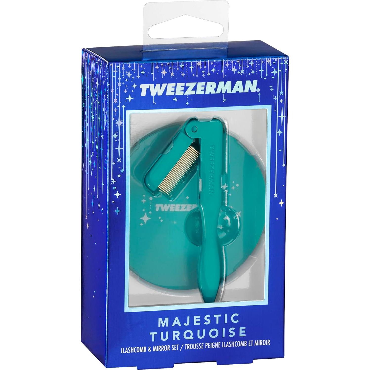 Juego de Espejo y Peine para Pestañas iLashcomb Tweezerman