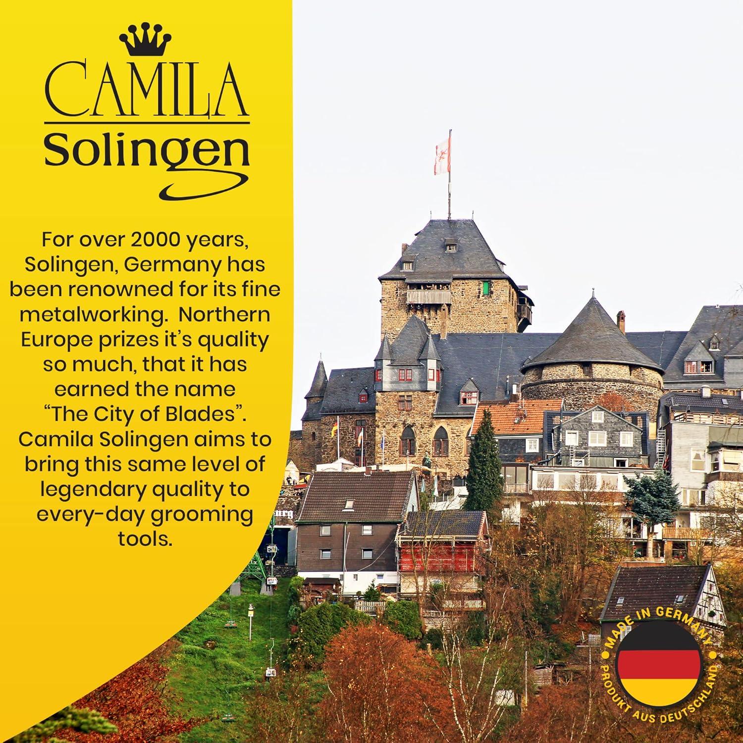 Pinzas de Acero Inoxidable Camila Solingen CS31 - Punta de Oro