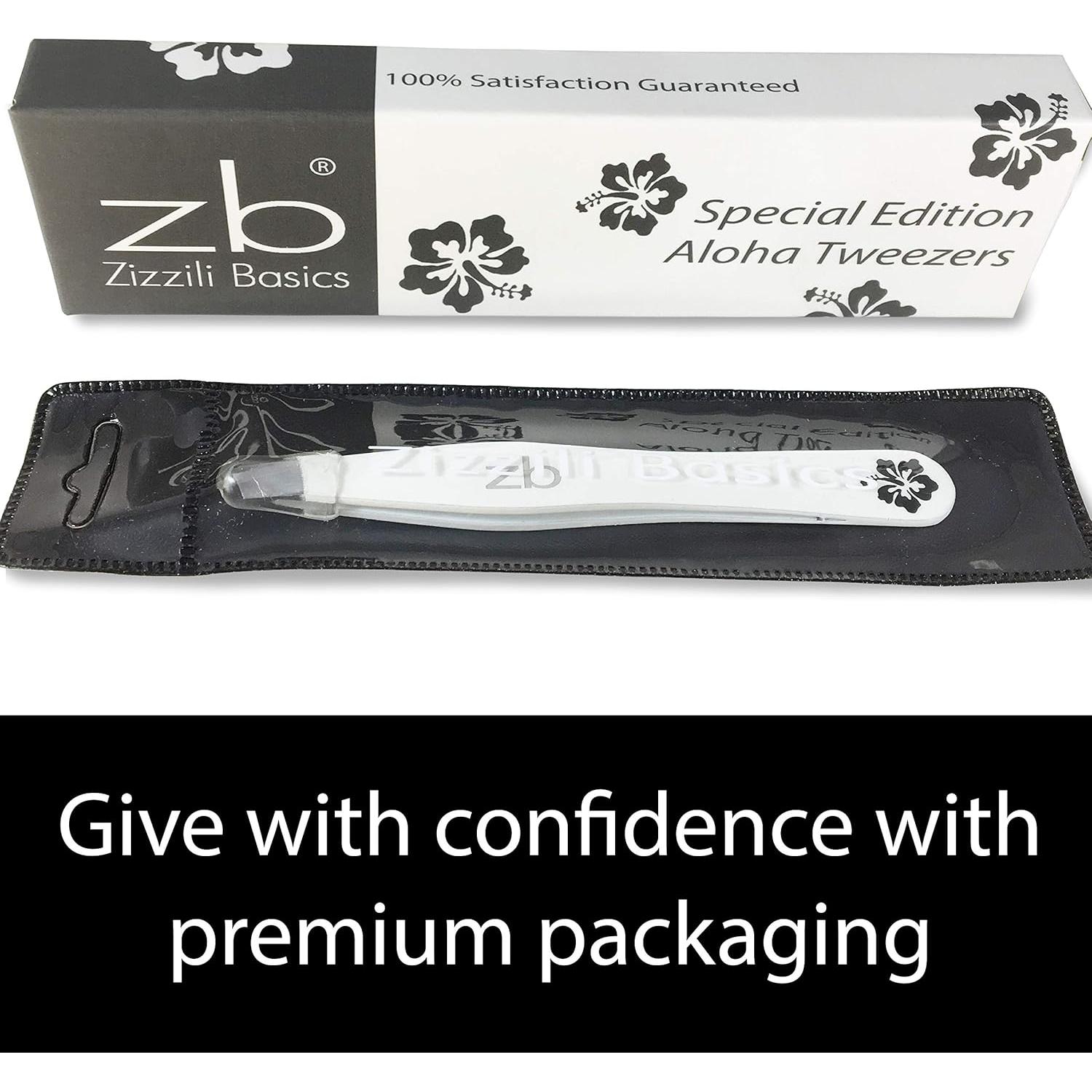 Pinzas de Punta Inclinada Zizzili Aloha - Acero Inoxidable