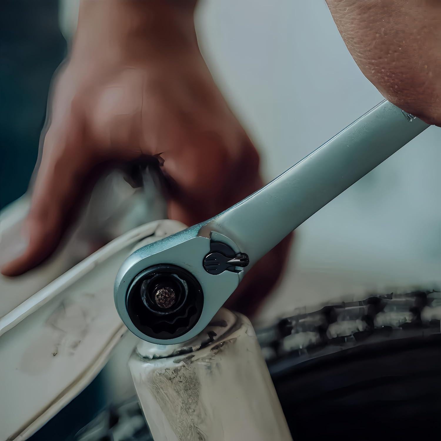 Llave de Carraca Doble Unifizz 4 en 1 16x17-18x19mm