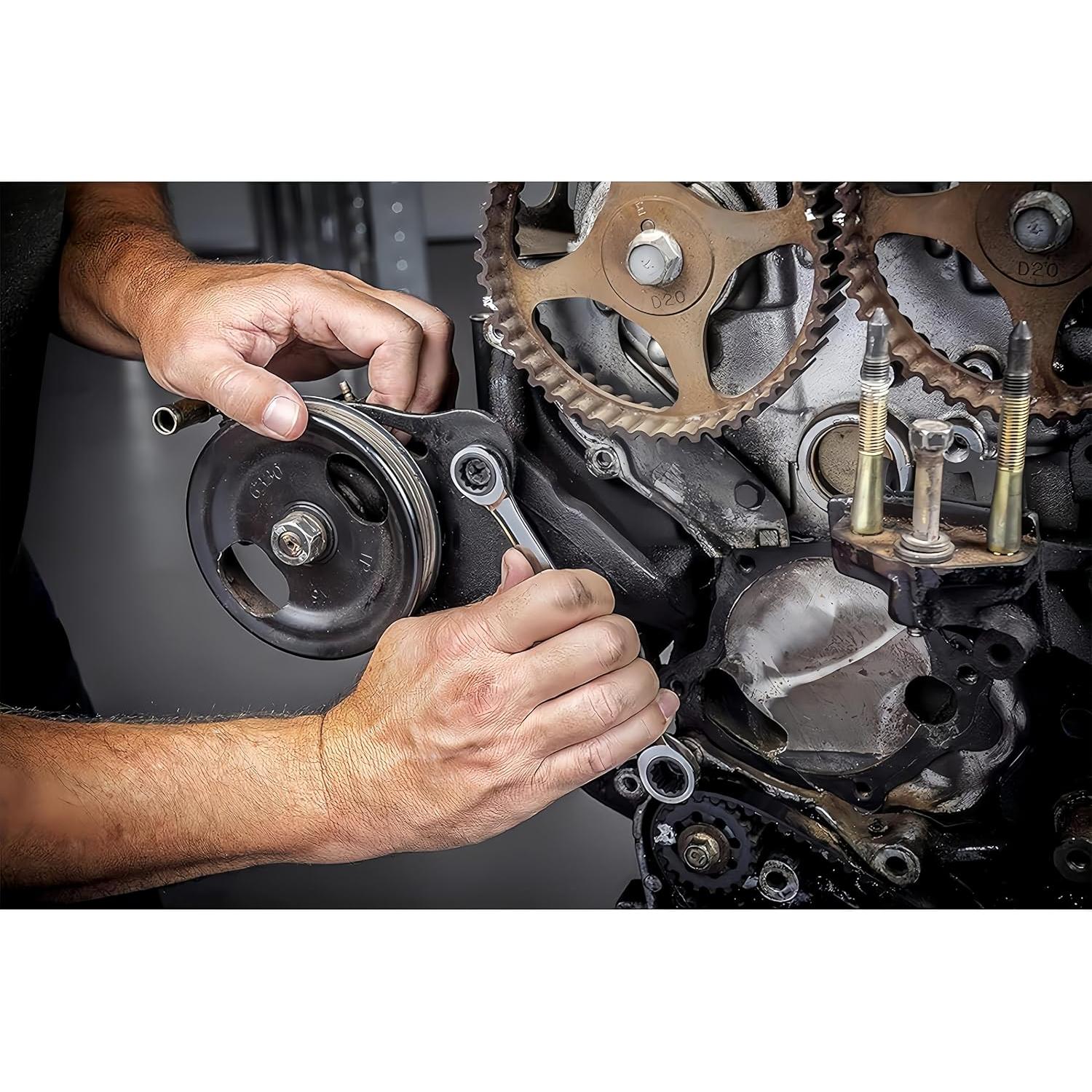 Llave de Carraca Doble Unifizz 4 en 1 16x17-18x19mm