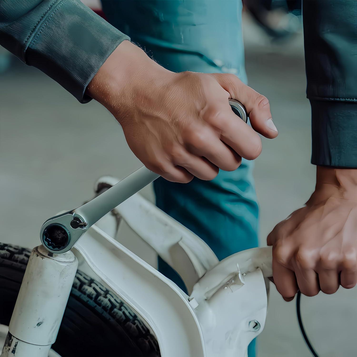 Llave de Carraca Doble Unifizz 4 en 1 16x17-18x19mm