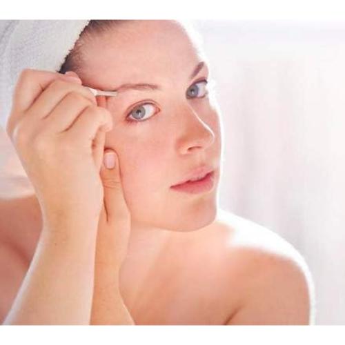 Professional Tweezers Diamond Slant Tip - Diamond Tip Tweezers for Men & Women - High Precision Design for Face, Eyebrow, Hair & Grooming - Stainless Steel Handmade Beauty Tool