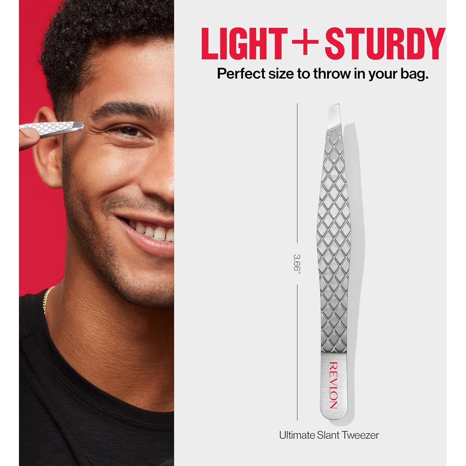 Pinzas de Punta Inclinada Revlon Ultimate - Acero Inoxidable