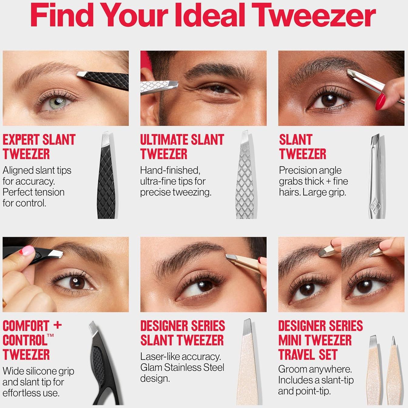 Pinzas de Punta Inclinada Revlon Ultimate - Acero Inoxidable