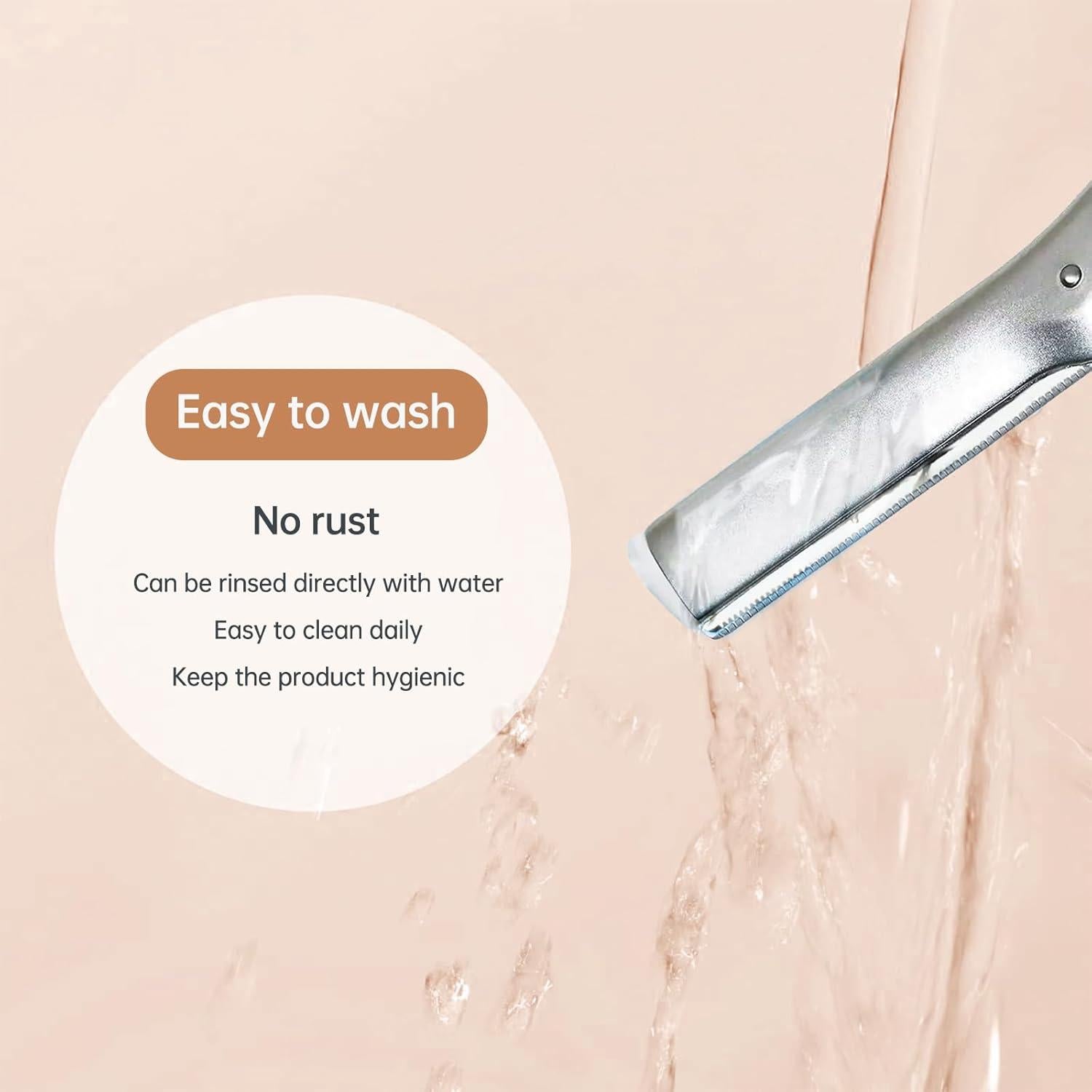 Cuchillas de Repuesto para Afeitadora Facial Tweezerman - 12 Unidades