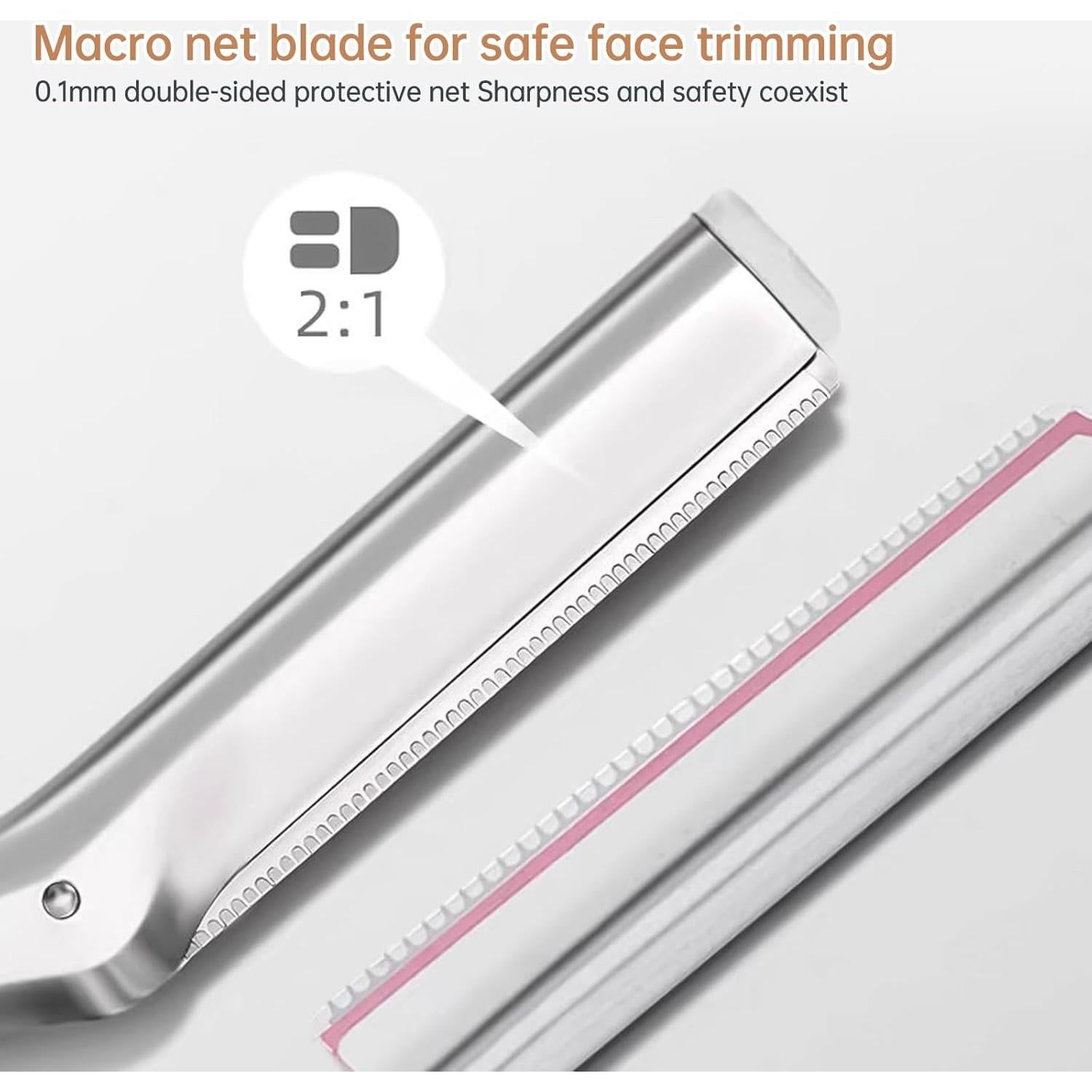 Cuchillas de Repuesto para Afeitadora Facial Tweezerman - 12 Unidades