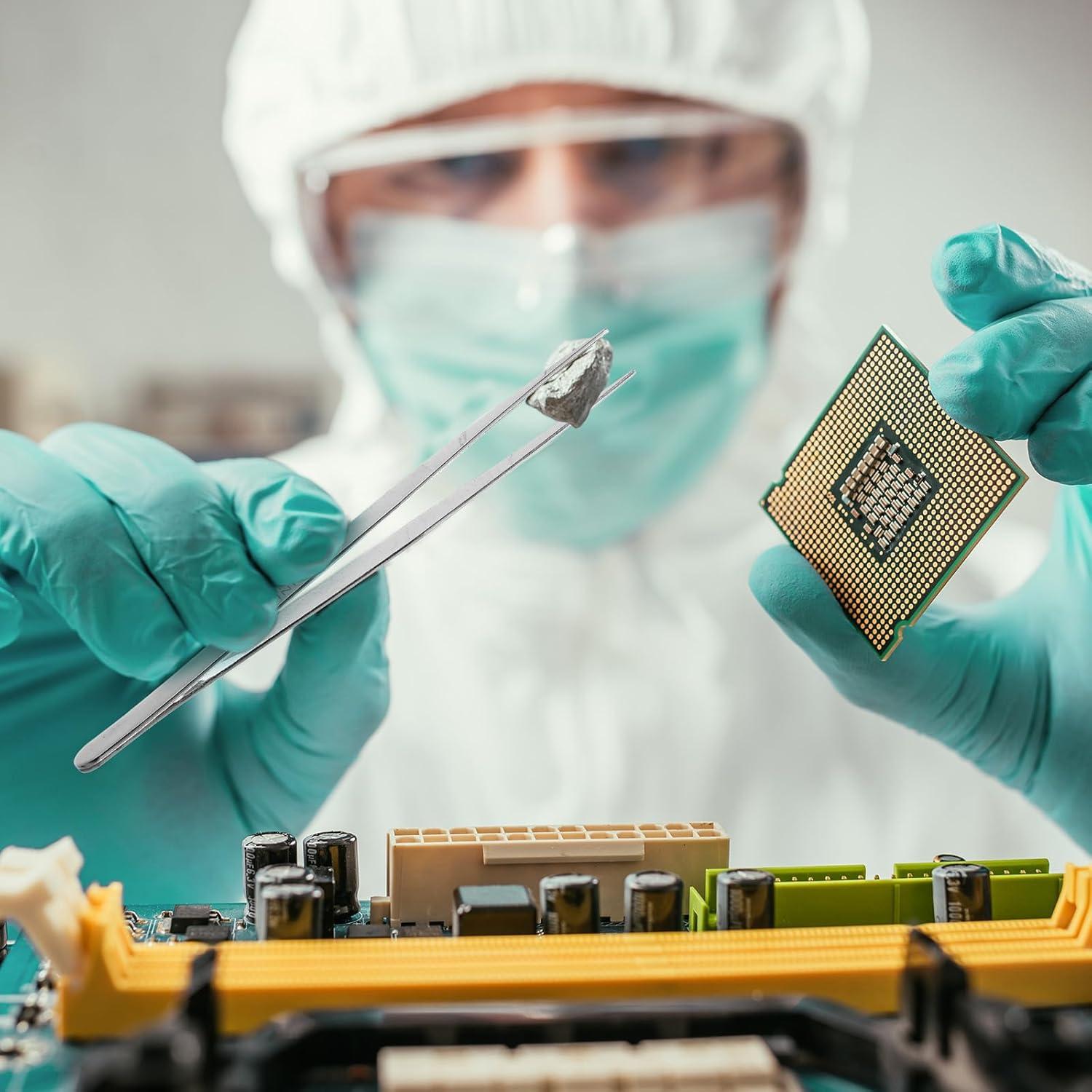 Pinzas de Acero Inoxidable WILLBOND - 10 Pcs 125 mm