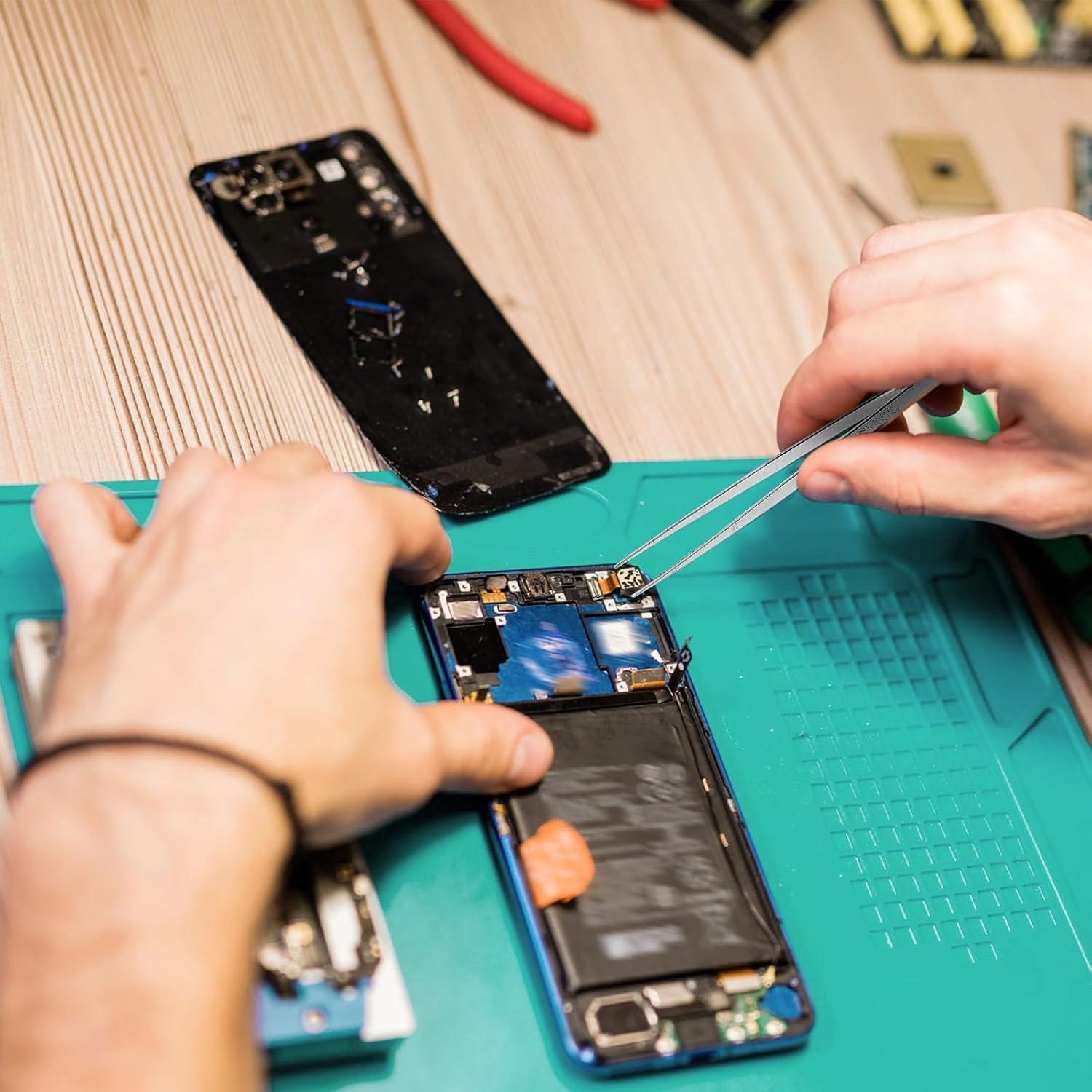 Pinzas de Acero Inoxidable WILLBOND - 10 Pcs 125 mm