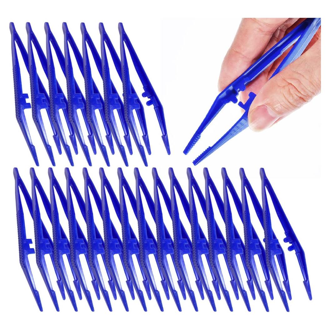 Pinzas de Primeros Auxilios LabAider 30 Piezas Plástico Azul