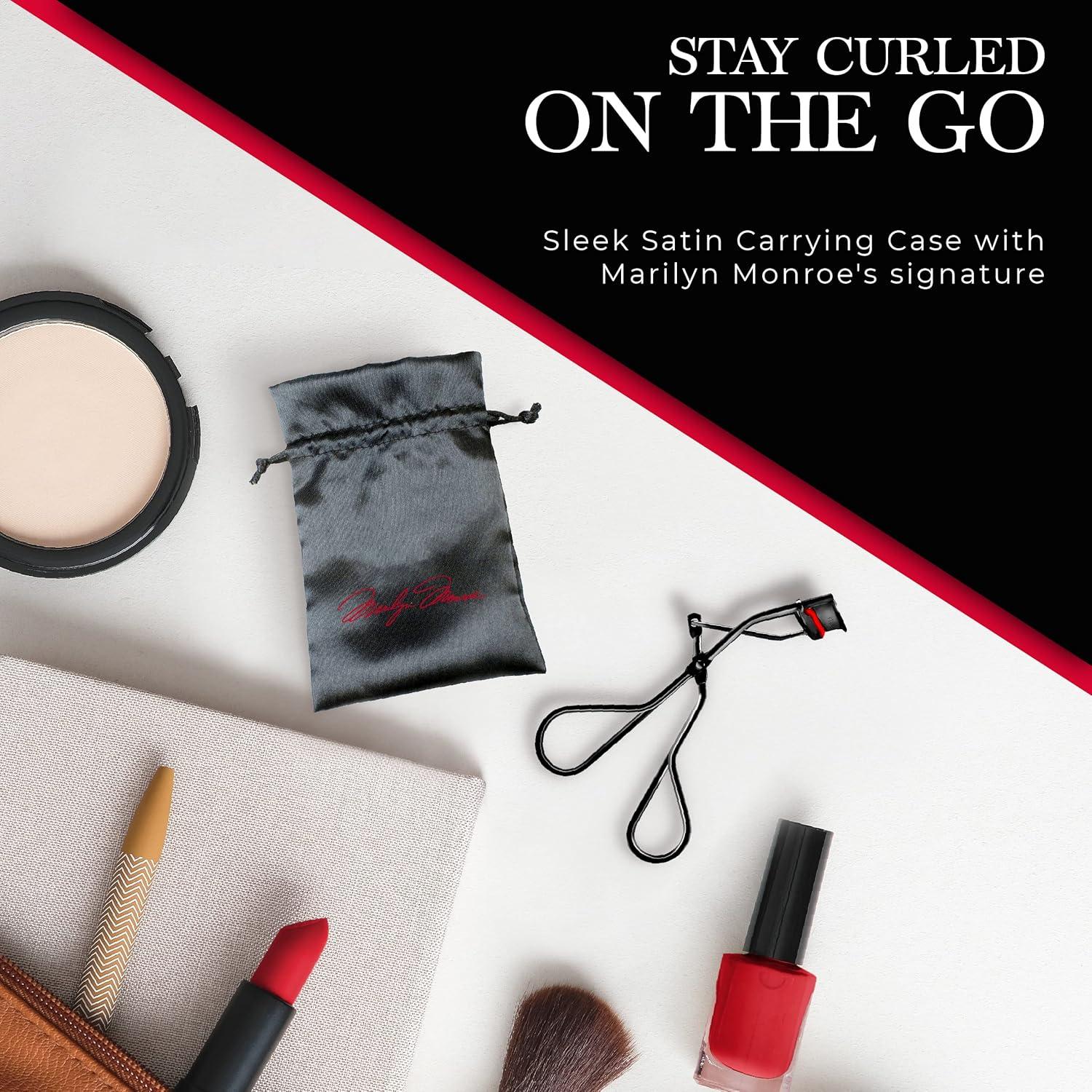 Rizador de Pestañas Brilliant Beauty con Bolsa de Satén - Rojo