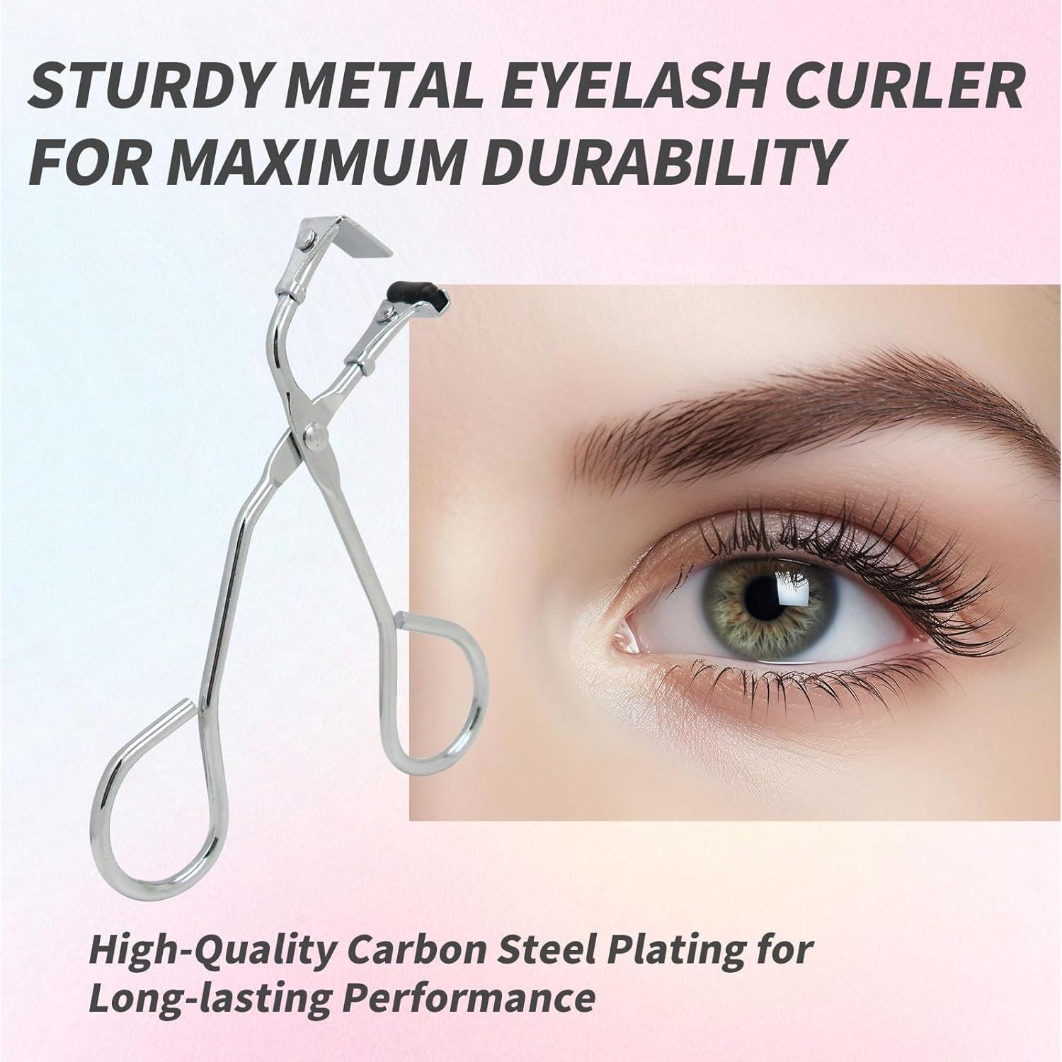 Paquete de 2 Rizadores de Pestañas Mini YAFIYGI con Almohadillas