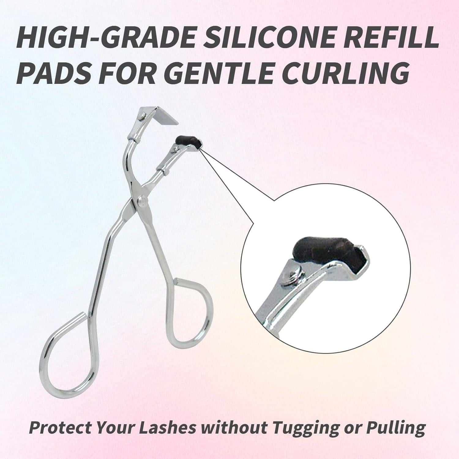 Paquete de 2 Rizadores de Pestañas Mini YAFIYGI con Almohadillas