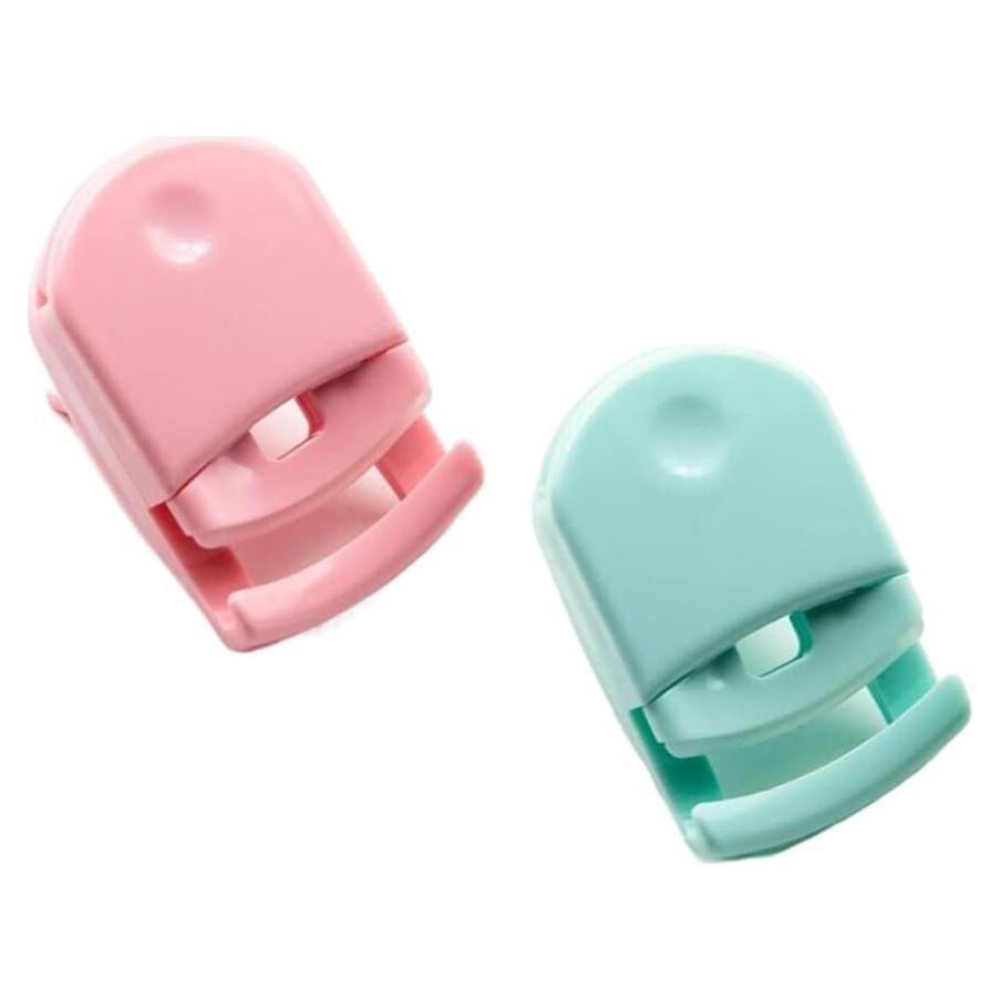 Paquete de 2 Rizadores de Pestañas Mini UQUABESO con Almohadillas