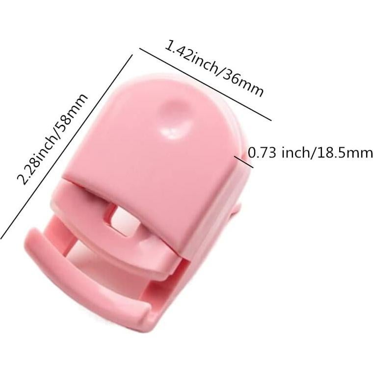 Paquete de 2 Rizadores de Pestañas Mini UQUABESO con Almohadillas