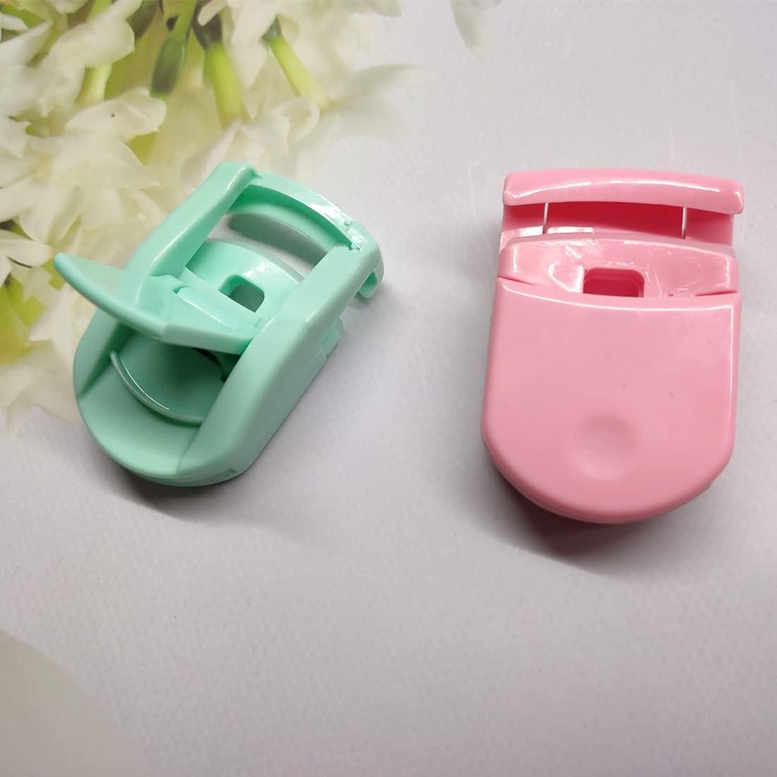 Paquete de 2 Rizadores de Pestañas Mini UQUABESO con Almohadillas