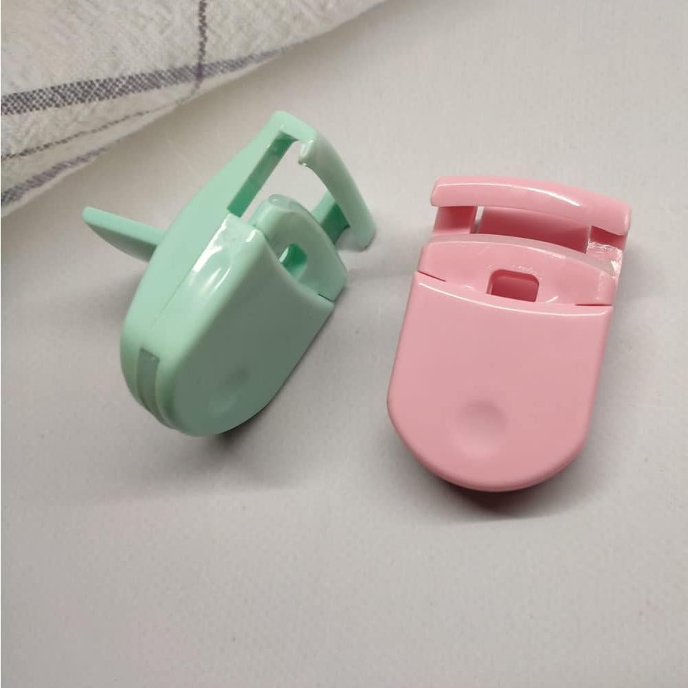 Paquete de 2 Rizadores de Pestañas Mini UQUABESO con Almohadillas