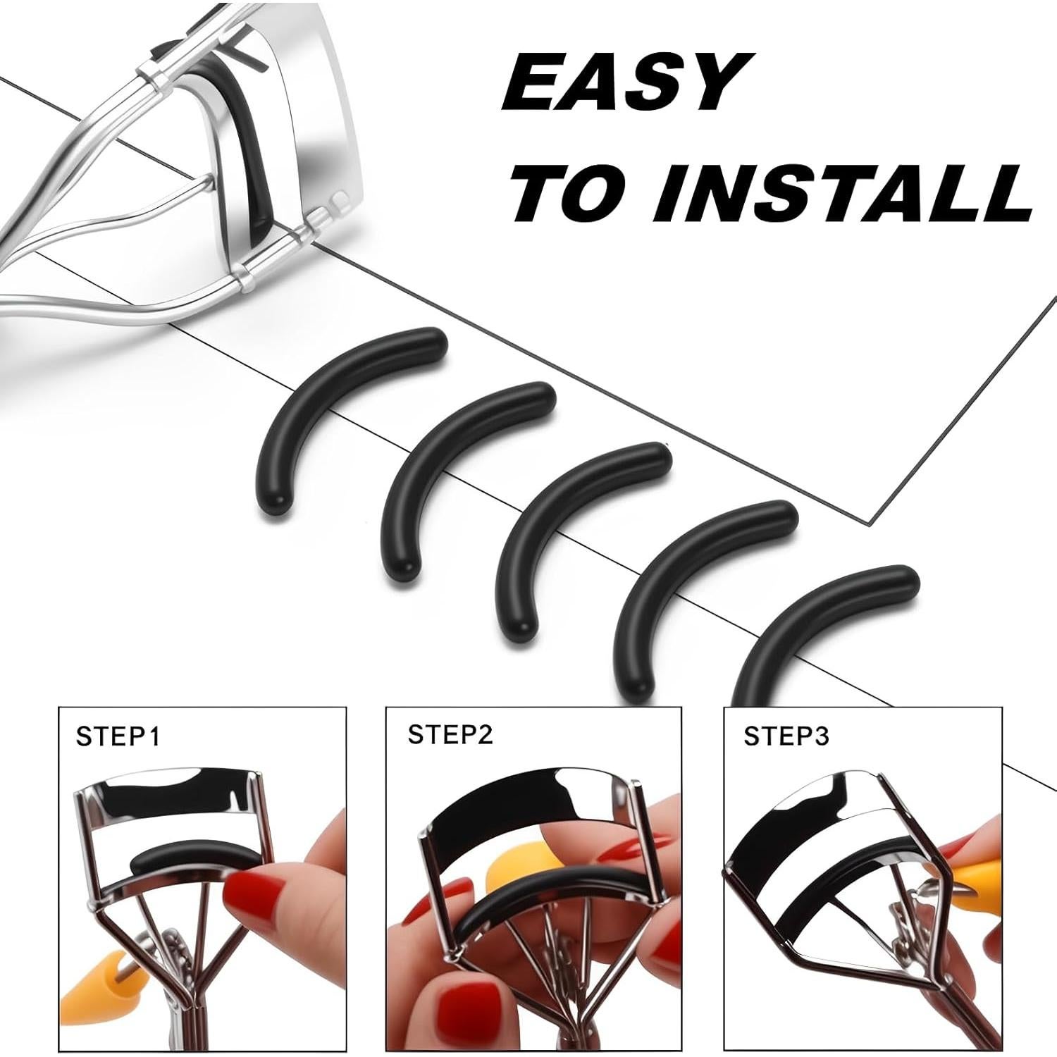 30 Almohadillas de Silicona para Rizador de Pestañas e.l.f.