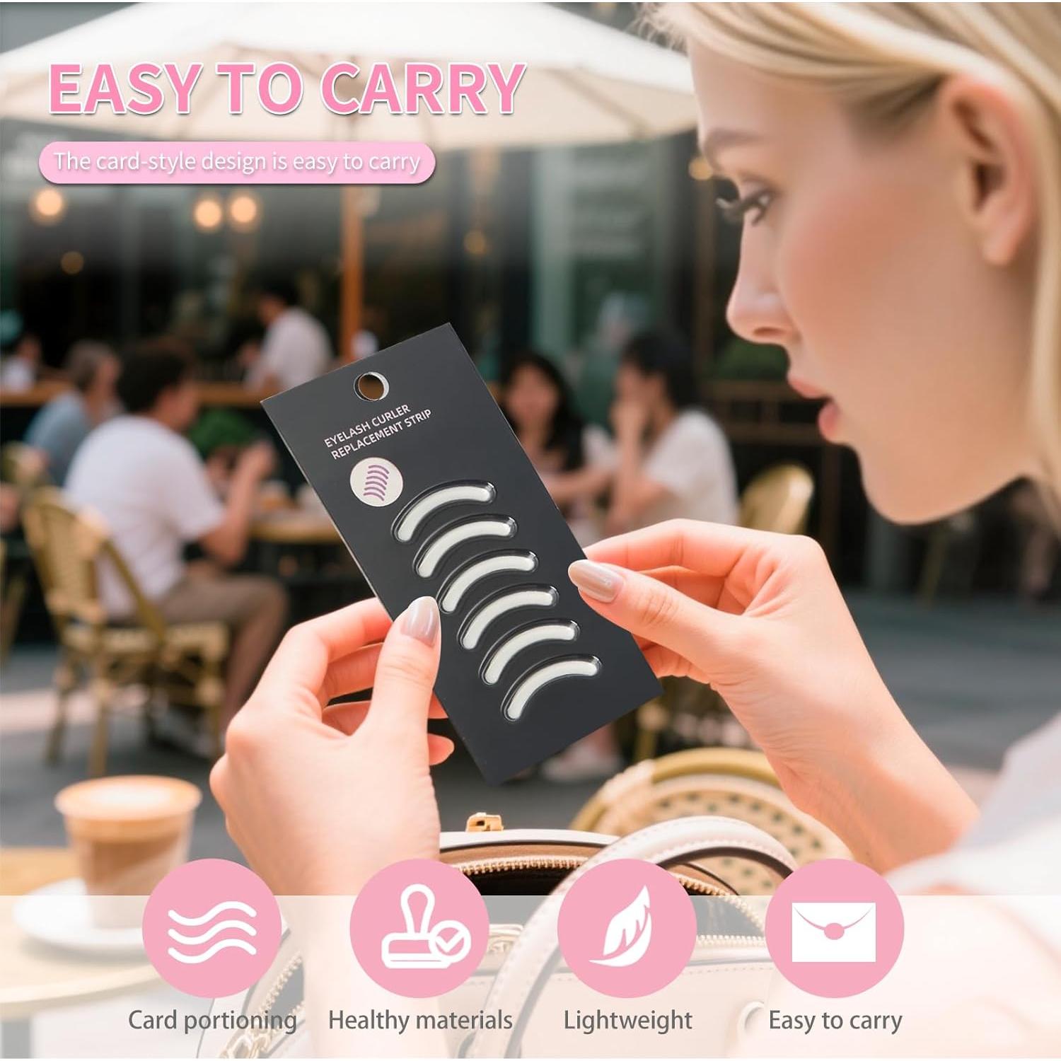 Recargas de Rizadores de Pestañas Silicona Suave 6PCS UXIETIN