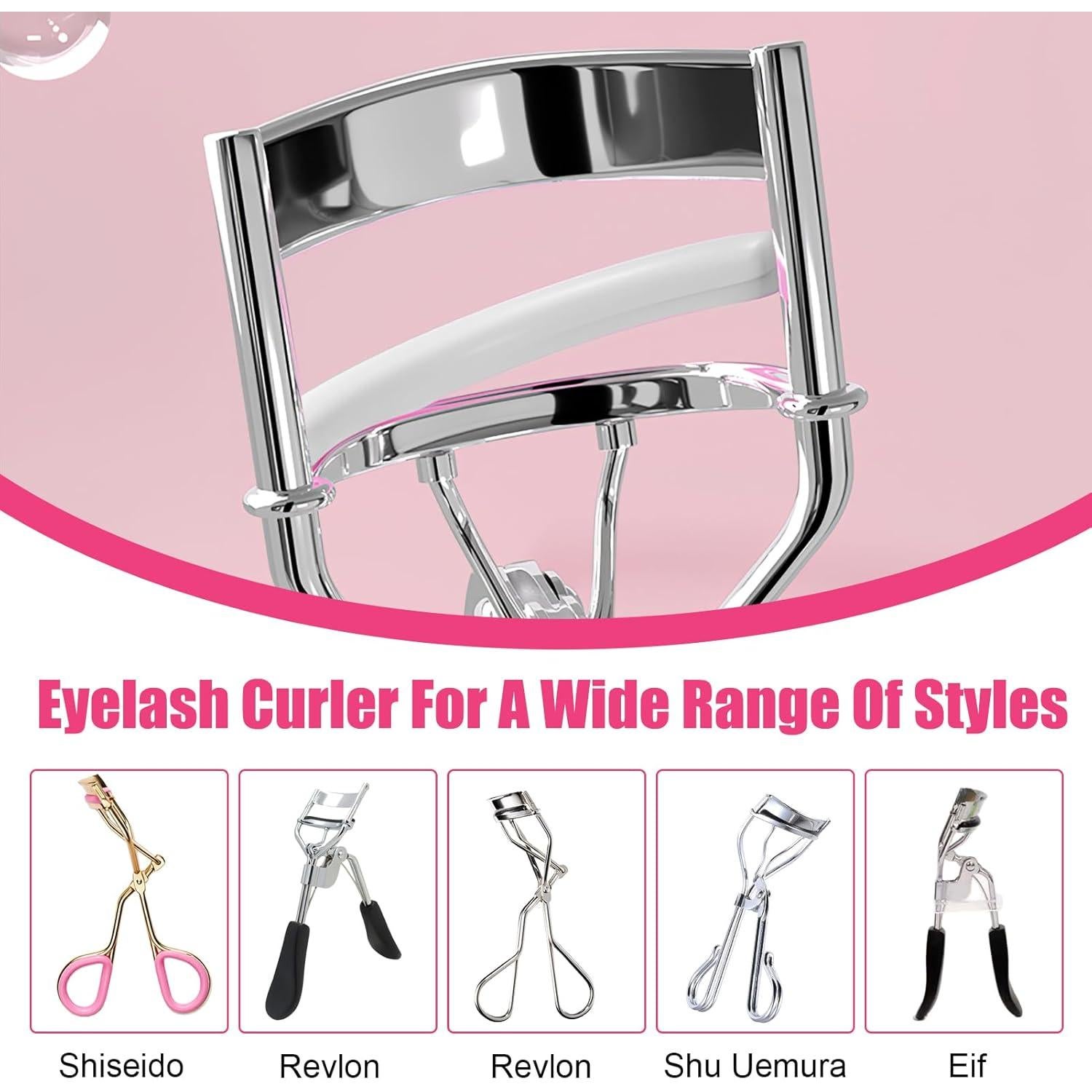 30 Almohadillas de Silicona para Rizador de Pestañas Revlon