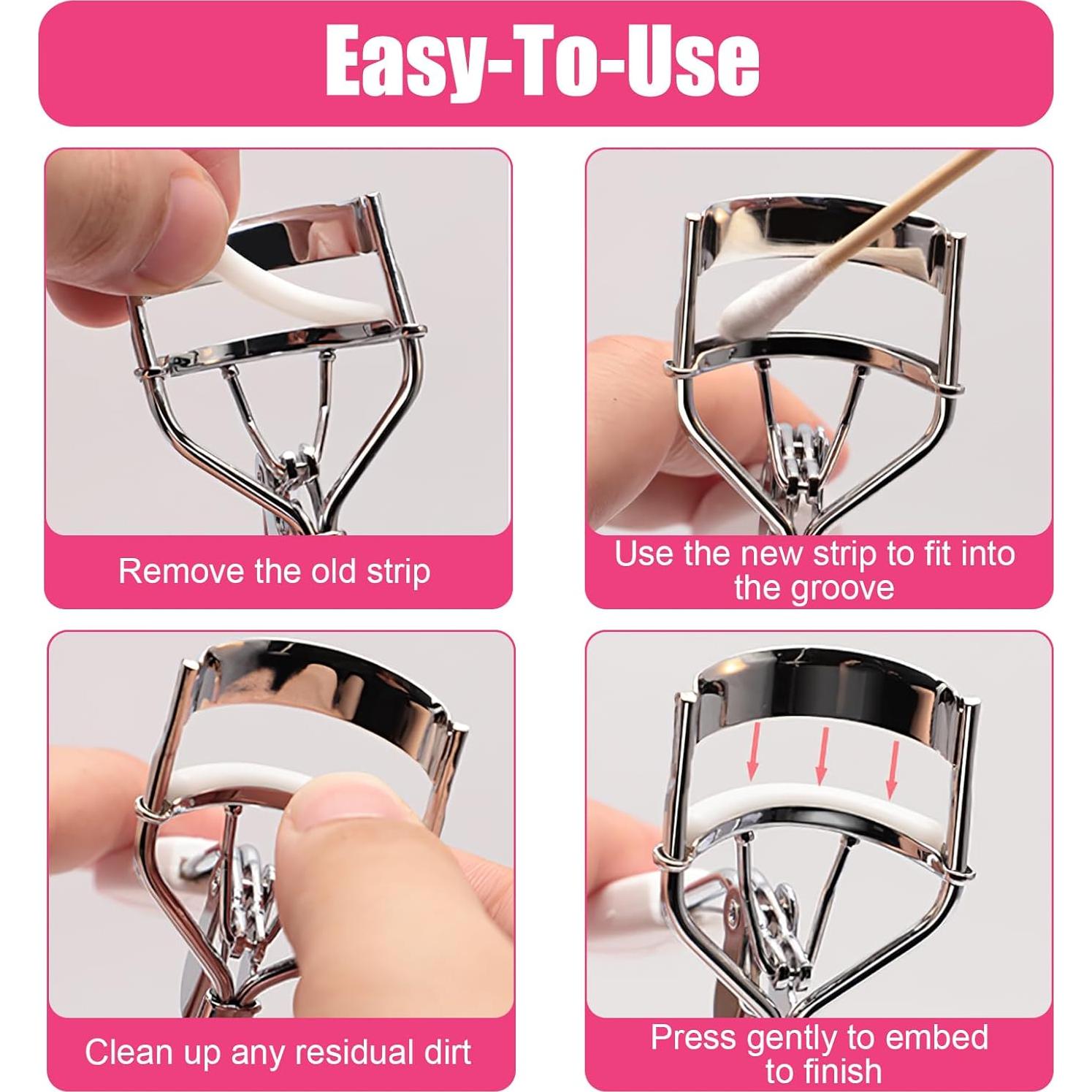 30 Almohadillas de Silicona para Rizador de Pestañas Revlon