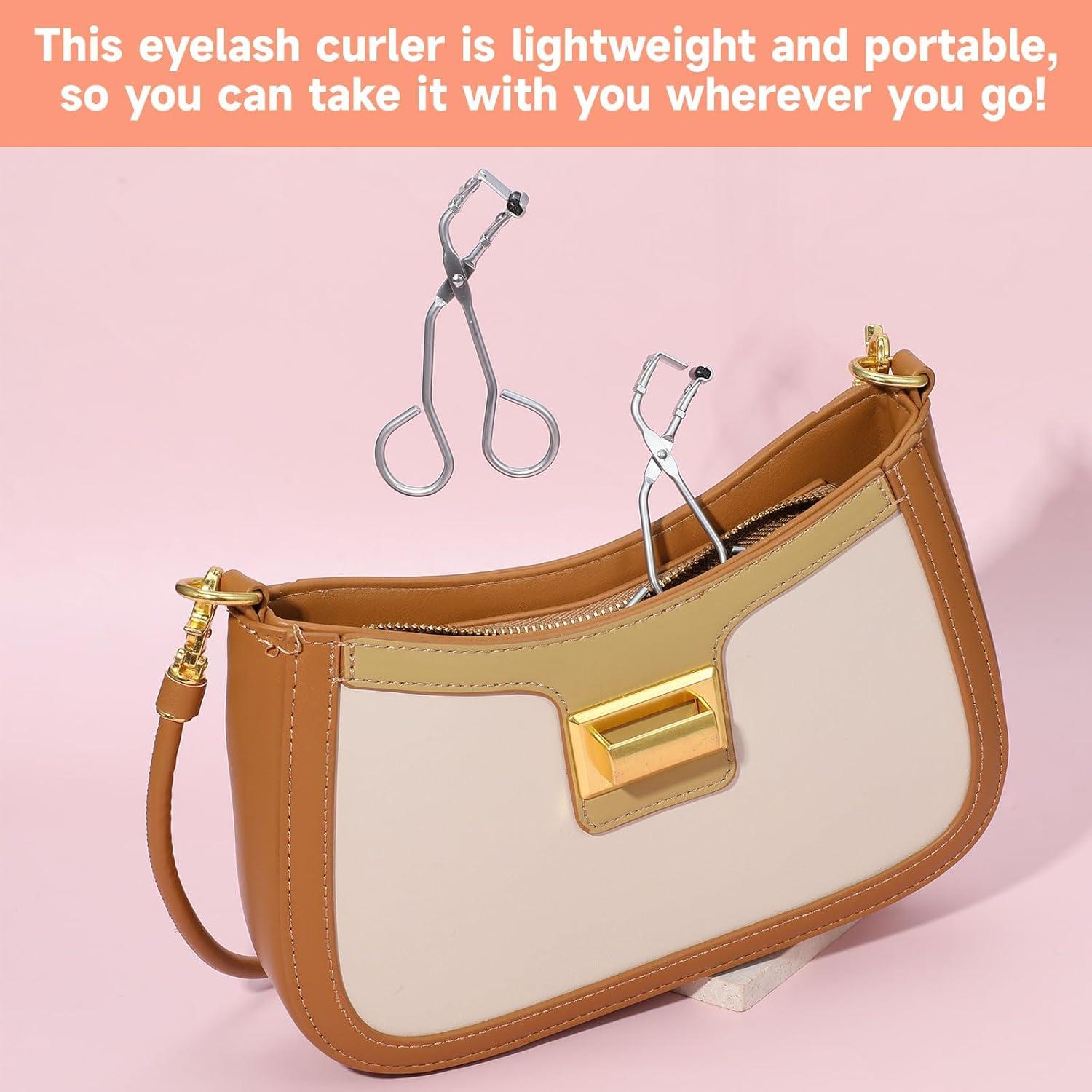 Paquete de 2 Rizadores de Pestañas Andibro Plateados