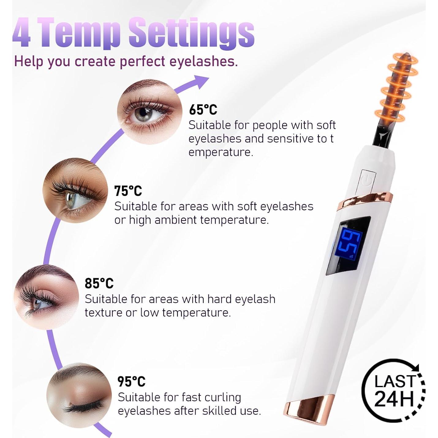 Rizador de Pestañas Eléctrico Shenlanbolt X902 4 Temperaturas