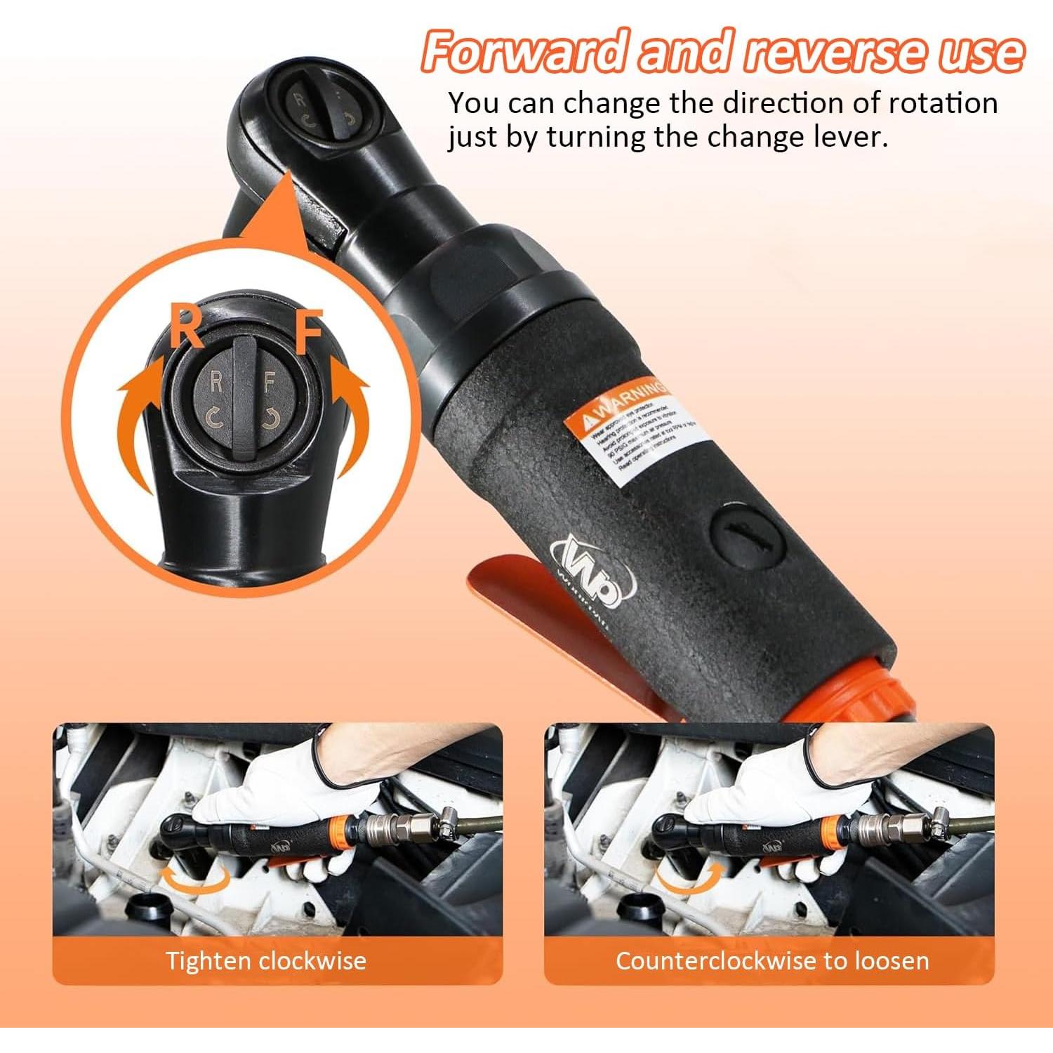 Llave de trinquete neumática WP WORKPAD 180 mm 54 Nm