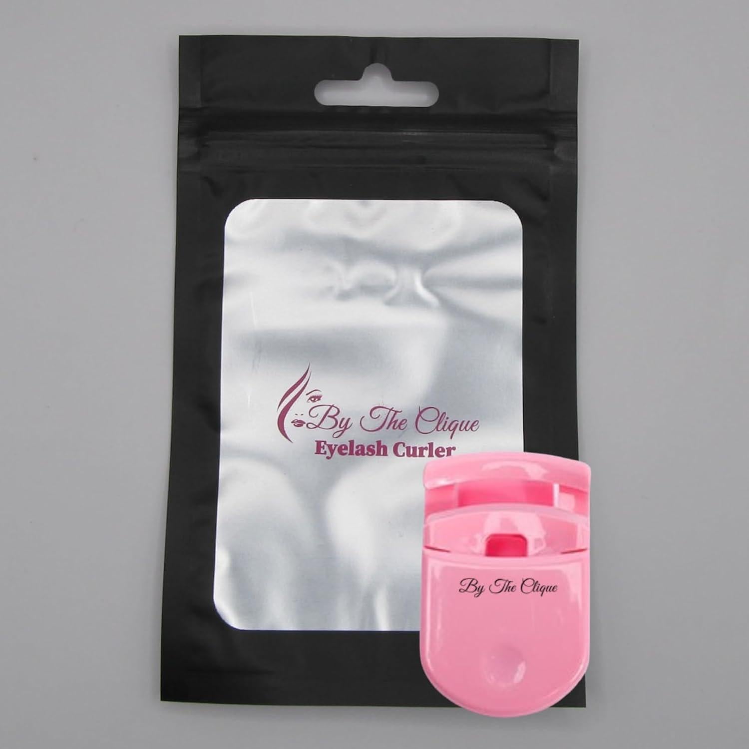 Rizador de Pestañas Mini Portátil The Clique Rosa 36mm