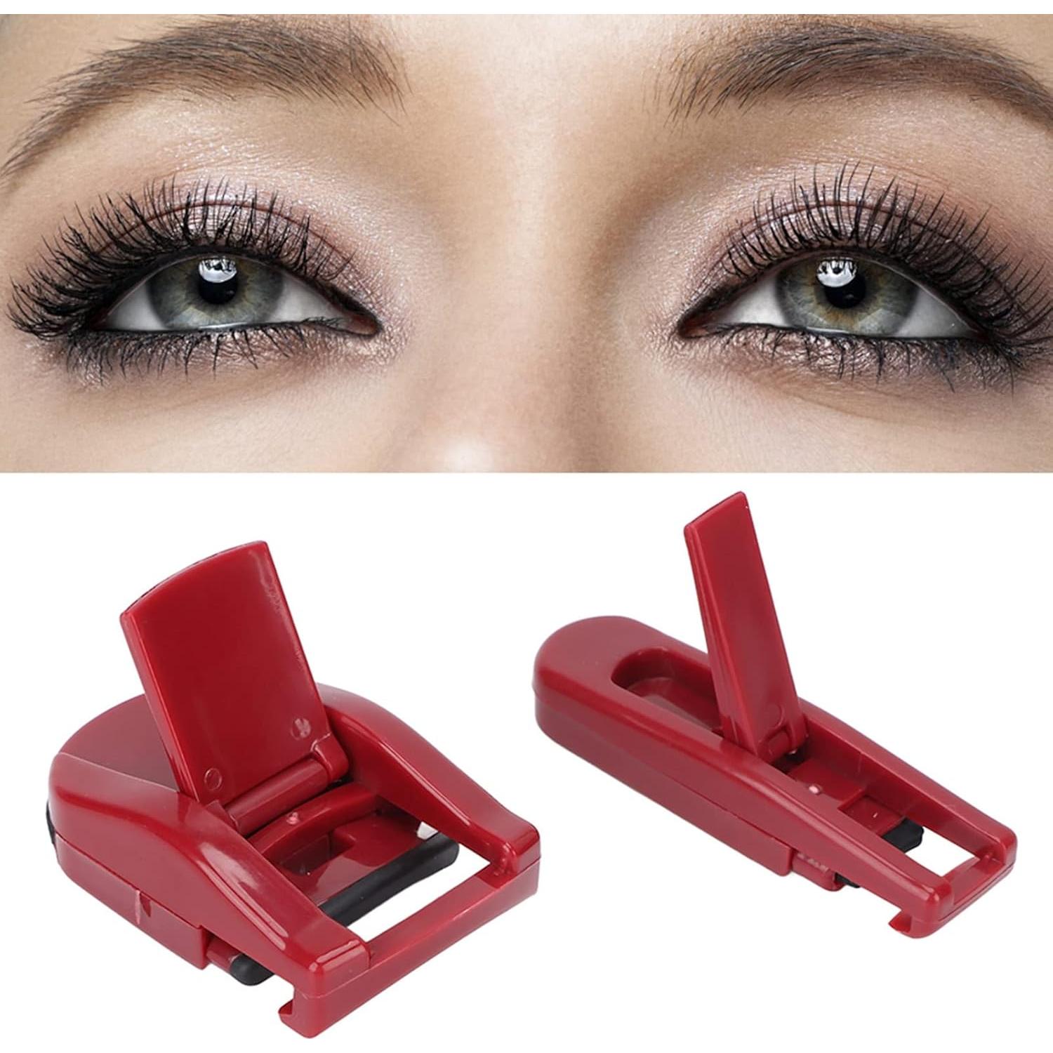 Rizador de Pestañas Dioche 2 Piezas Portátil Mini Rojo