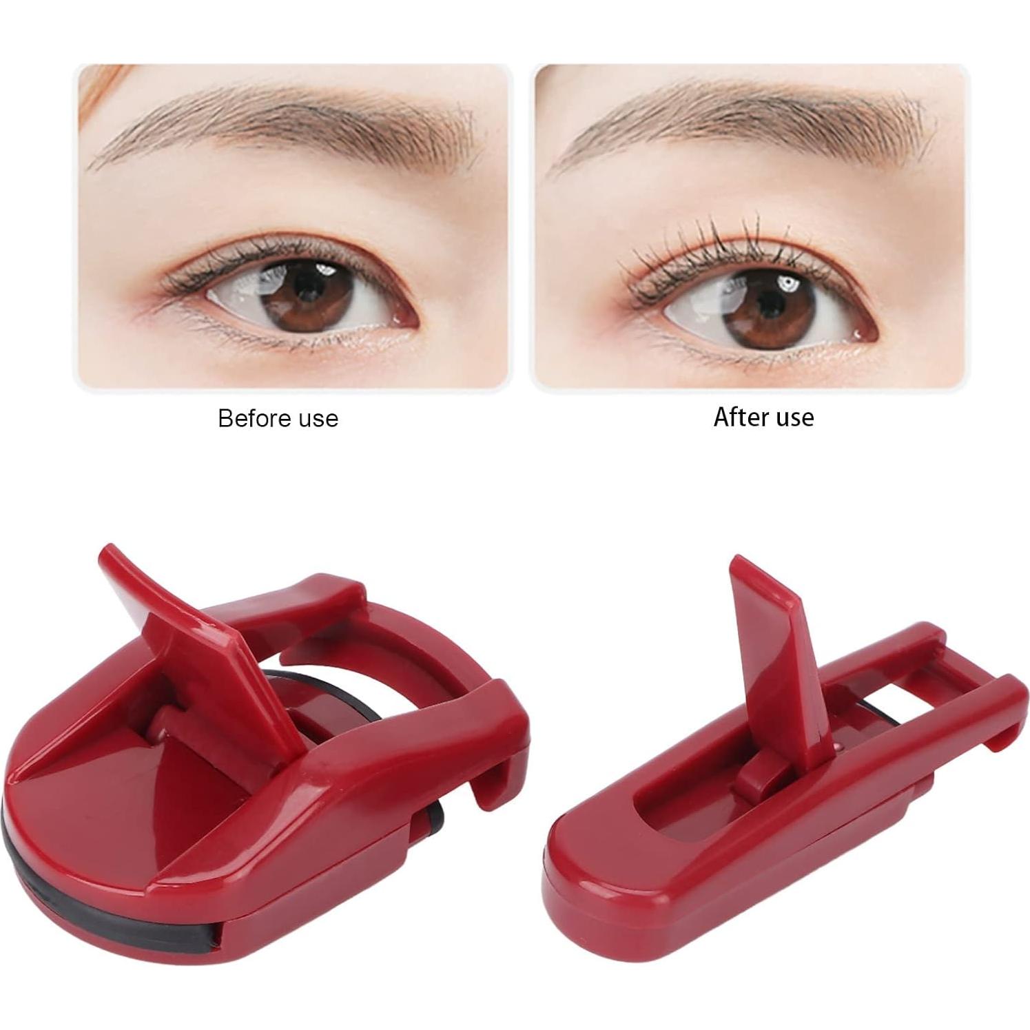 Rizador de Pestañas Dioche 2 Piezas Portátil Mini Rojo