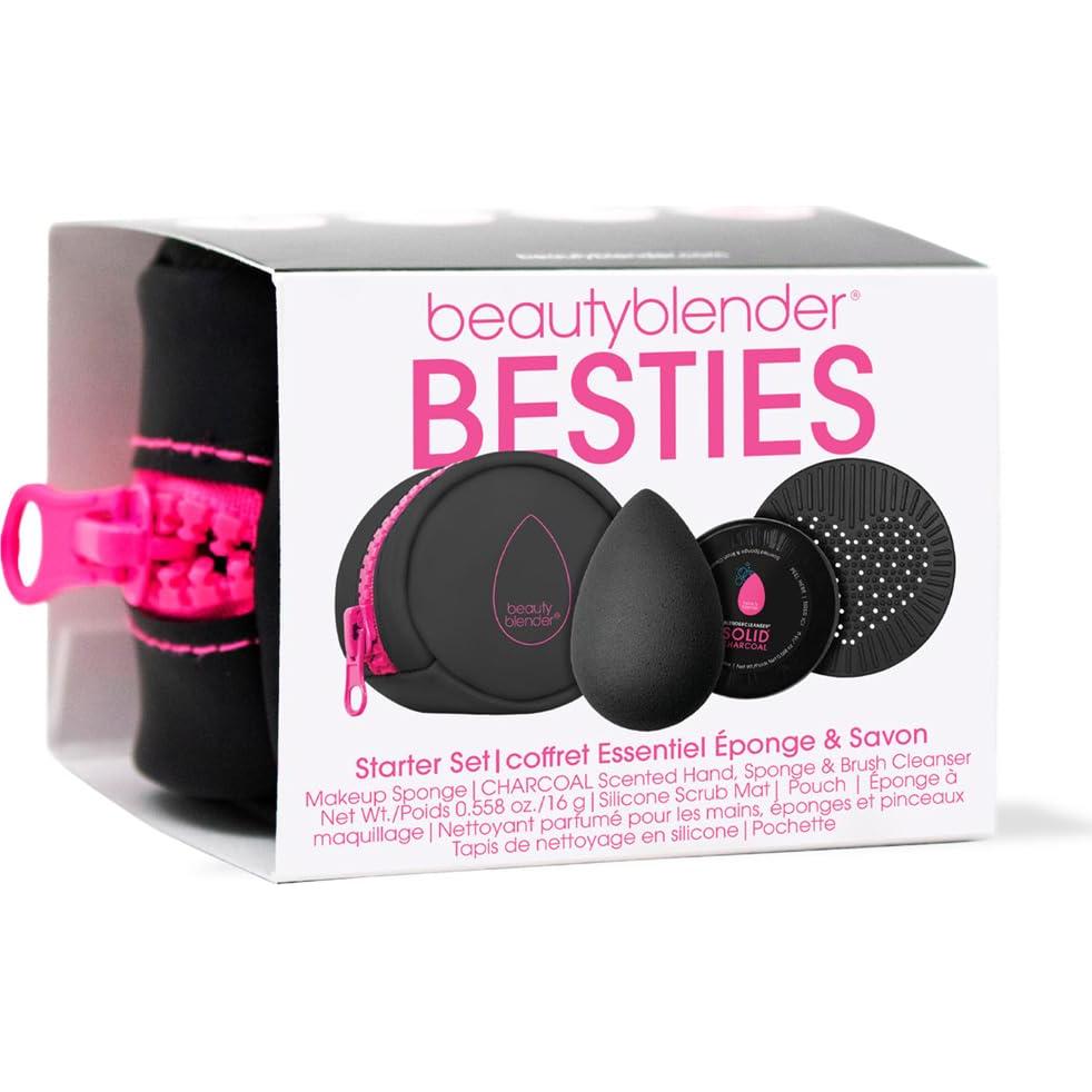 Beautyblender Set de Inicio 4 Piezas Pro Black + Limpiador