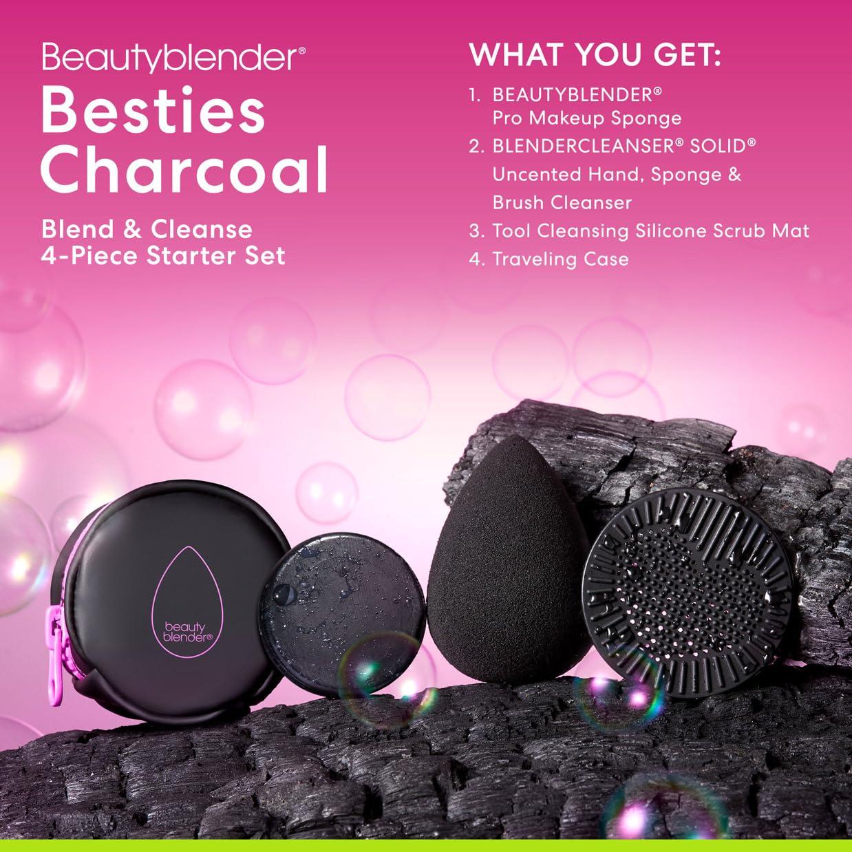 Beautyblender Set de Inicio 4 Piezas Pro Black + Limpiador