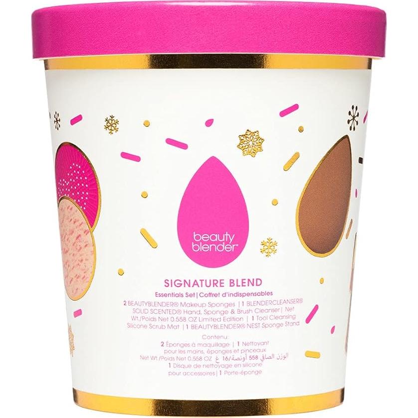 Conjunto Esencial Beautyblender 5 Piezas Tiramisu y Rosa