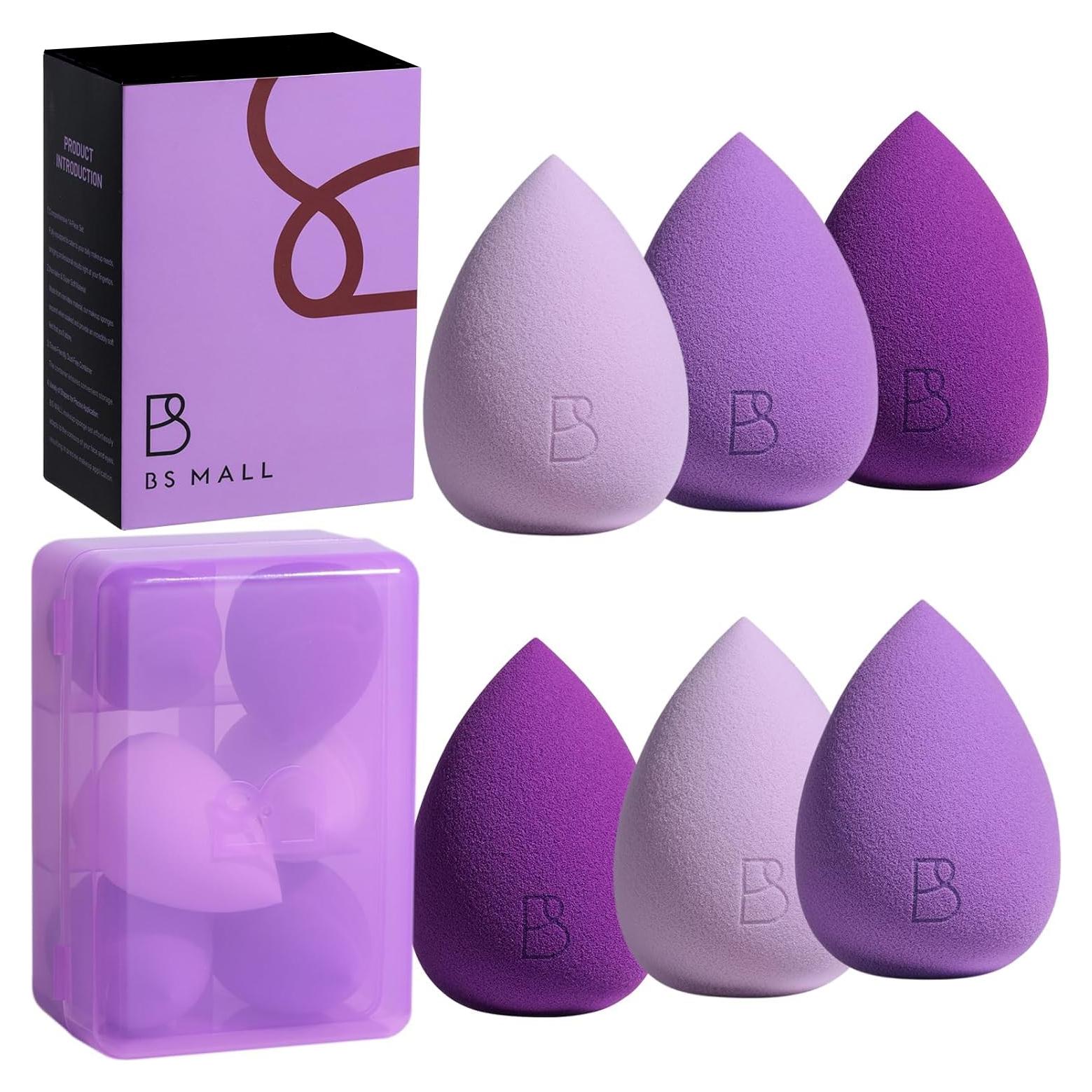 Conjunto de Esponjas de Maquillaje BS-MALL 6 Pcs - Alta Calidad