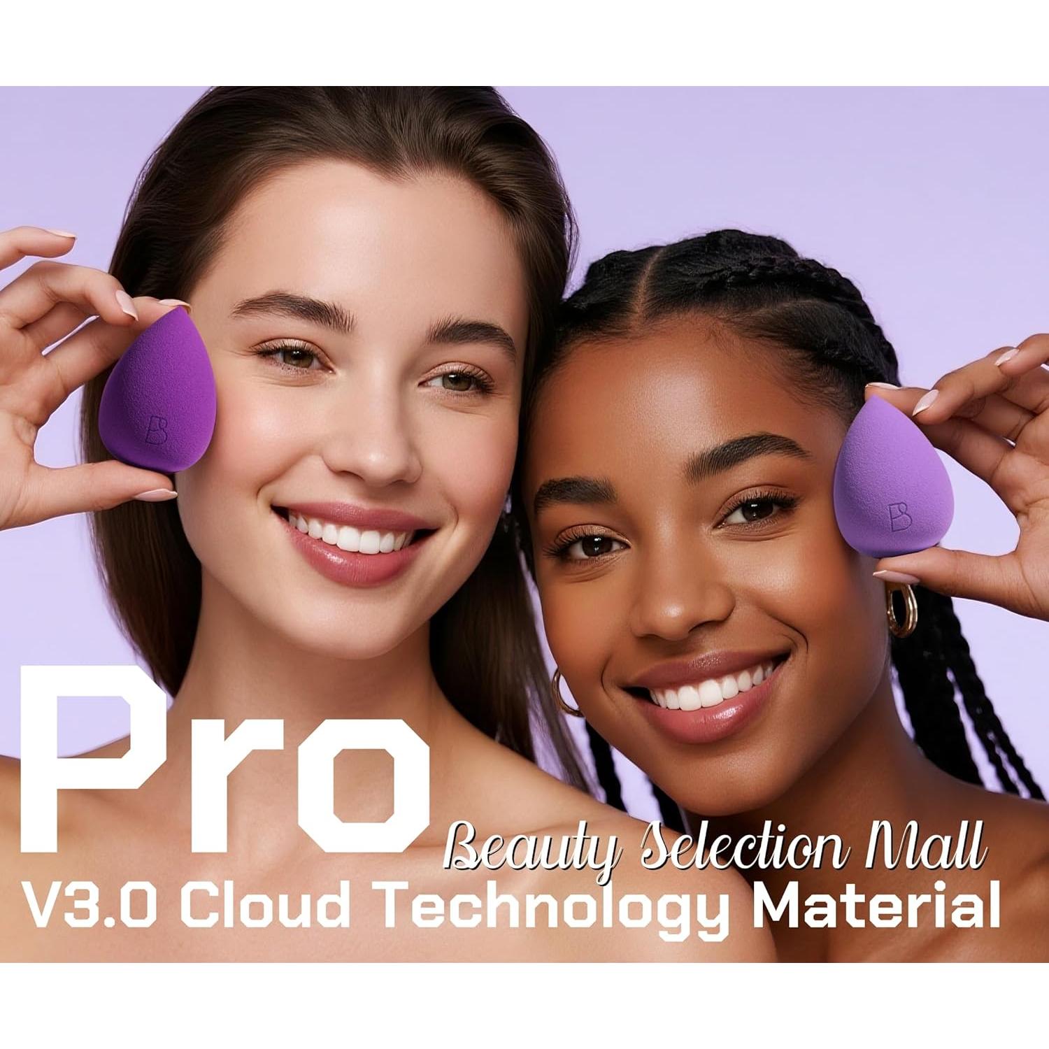 Conjunto de Esponjas de Maquillaje BS-MALL 6 Pcs - Alta Calidad