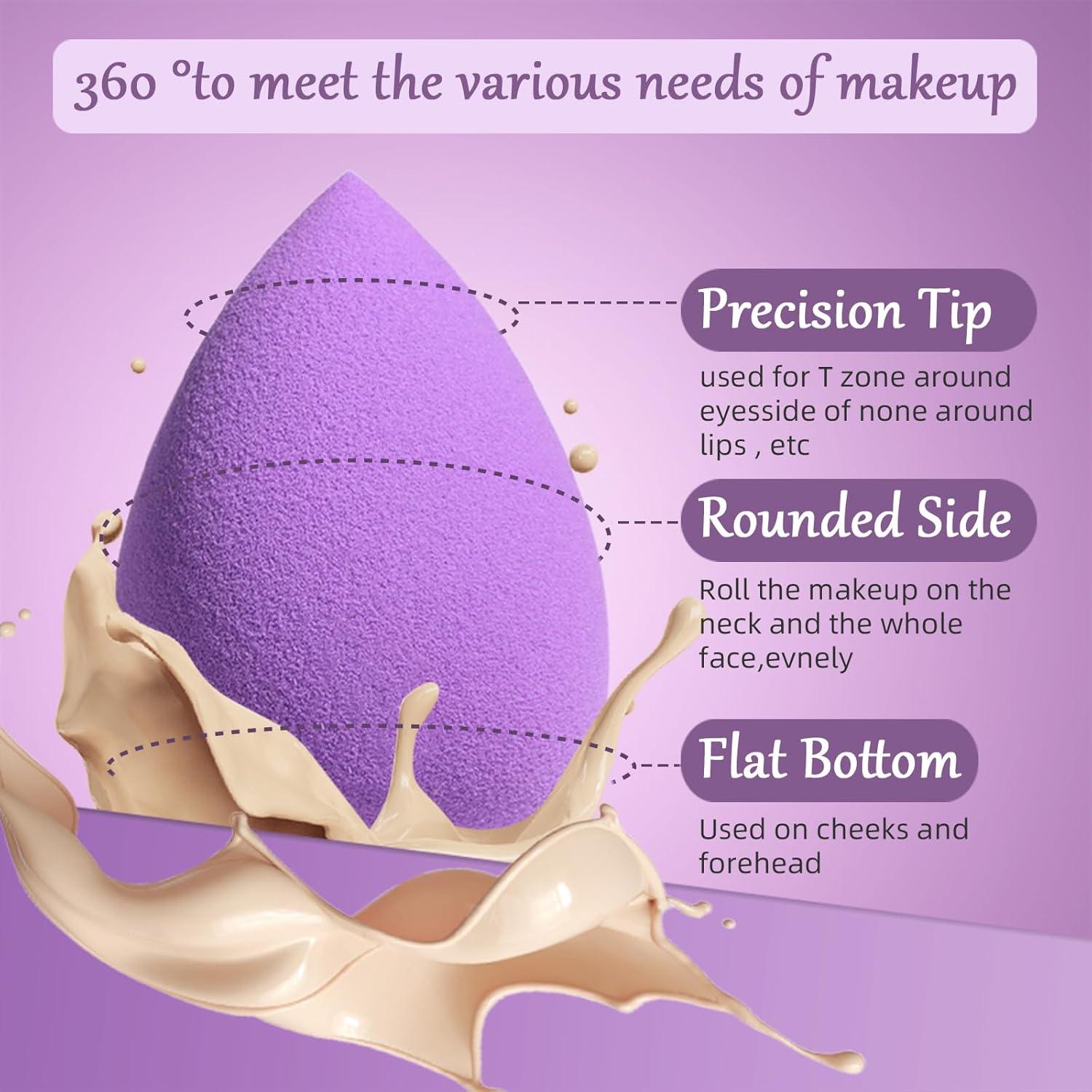 Conjunto de Esponjas de Maquillaje BS-MALL 6 Pcs - Alta Calidad