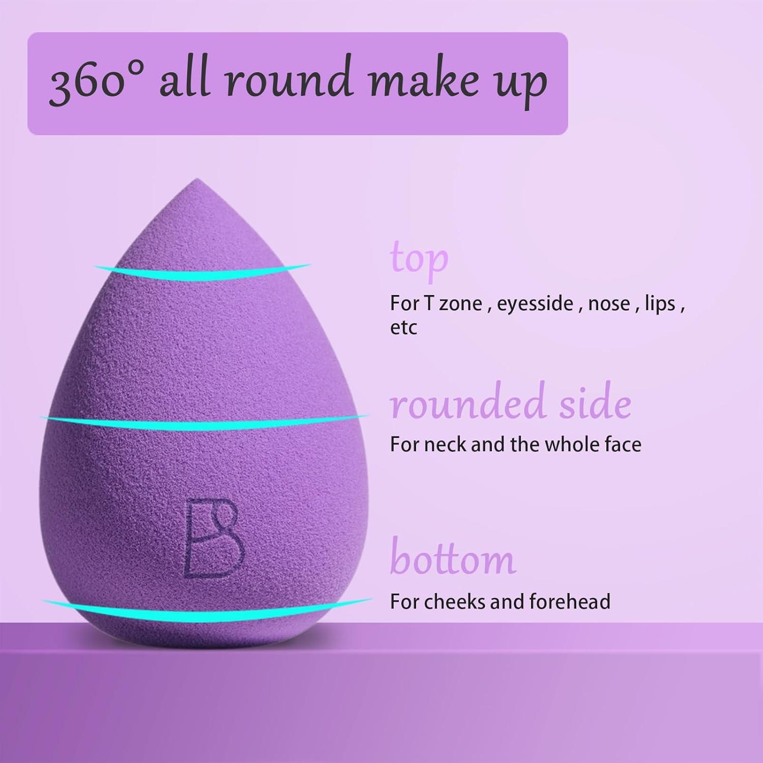 Conjunto de Esponjas de Maquillaje BS-MALL 6 Pcs - Alta Calidad