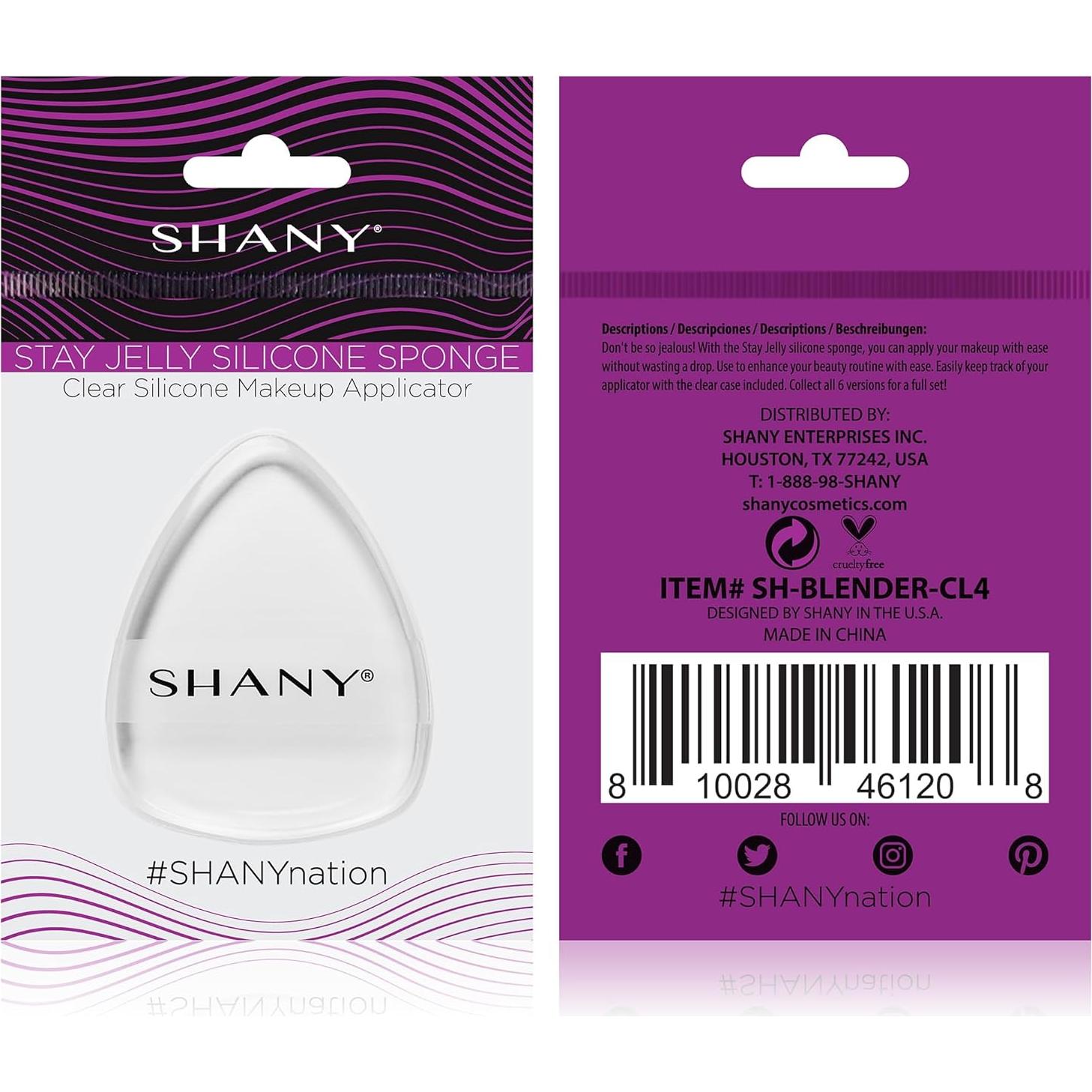 Esponja de Silicona SHANY Jelly Stay - Aplicador Maquillaje 6.6 cm