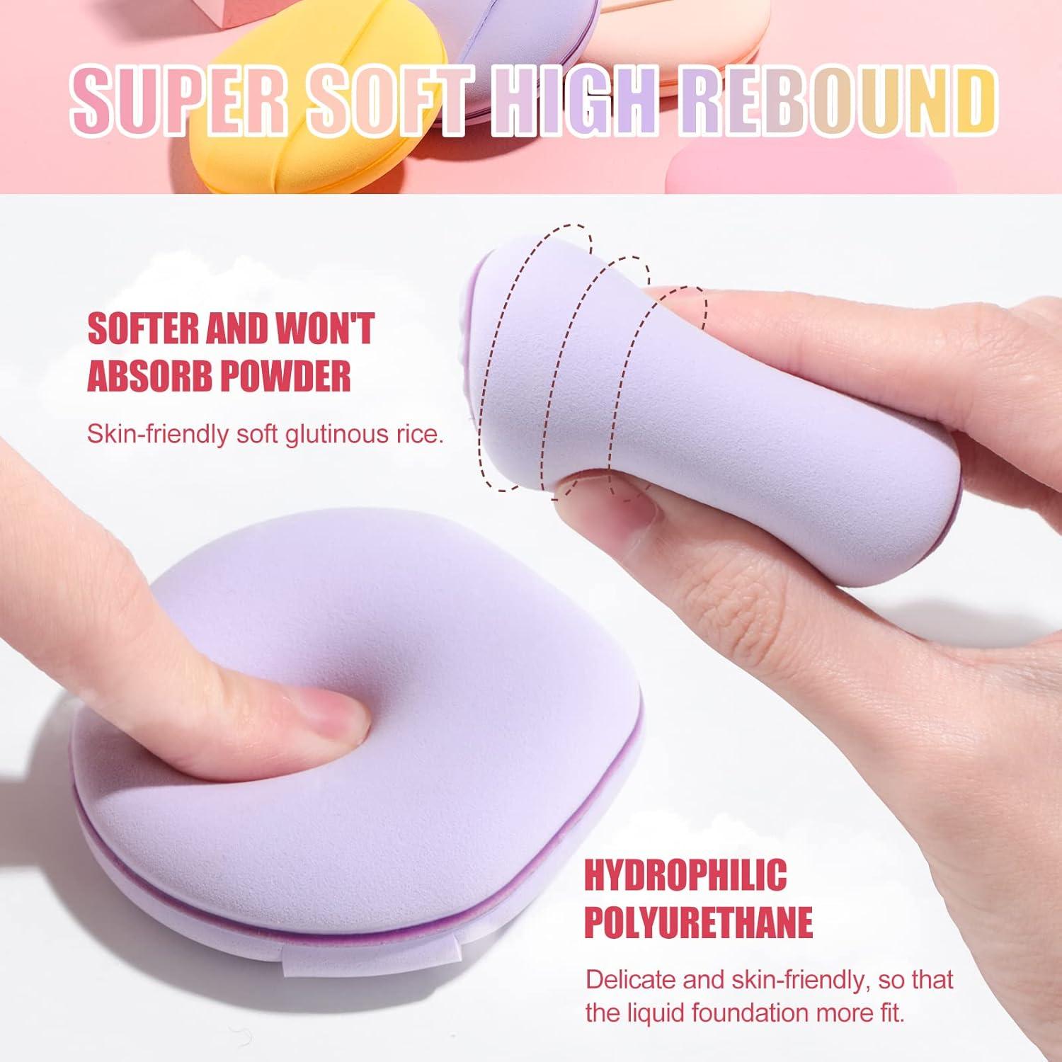 Esponjas de Maquillaje BS-MALL Multicolores - Paquete de 4